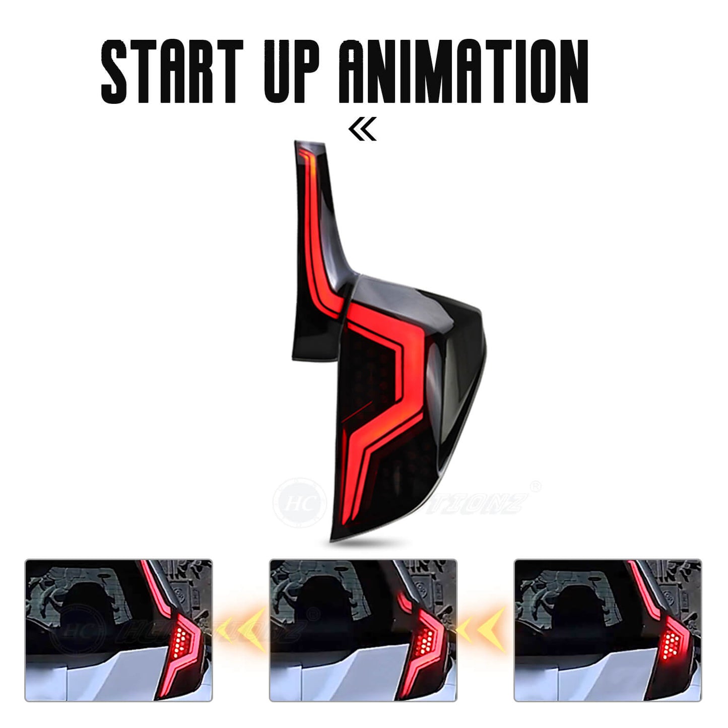 HCMOTION Taillights For Honda FIT/JAZZ 2014-2018