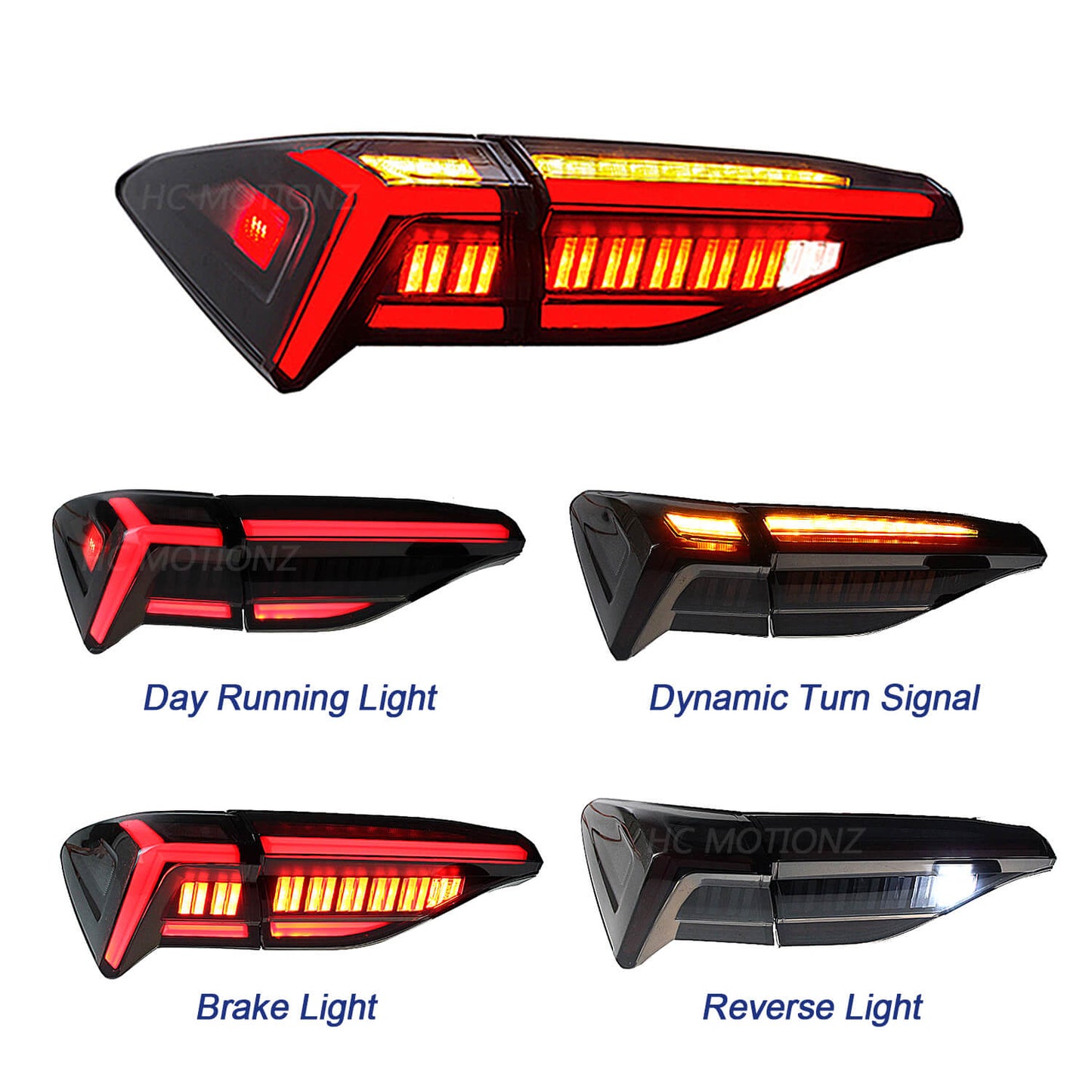 HCMOTION Taillights For Toyota Avalon 2018-2021