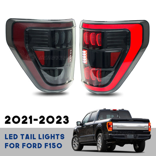 HCMOTION LED Tail Lights for Ford F150 XLT 2021 2022 2023