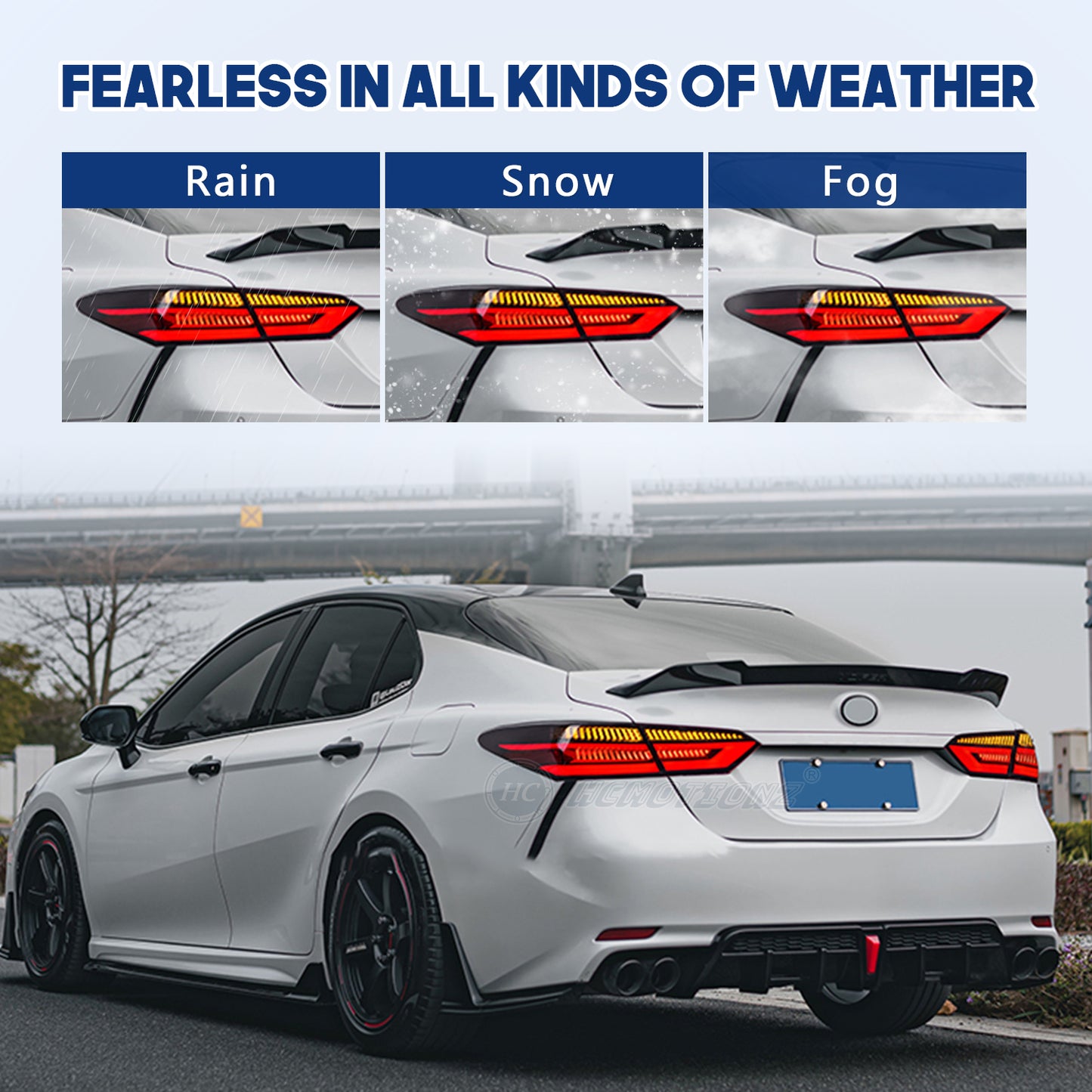 HCMOTION LED Taillights for Toyota Camry 2018-2024