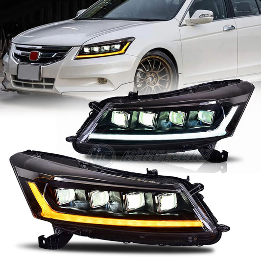 HCMOTIONZ For Honda Accord LED Headlights 2008-2012