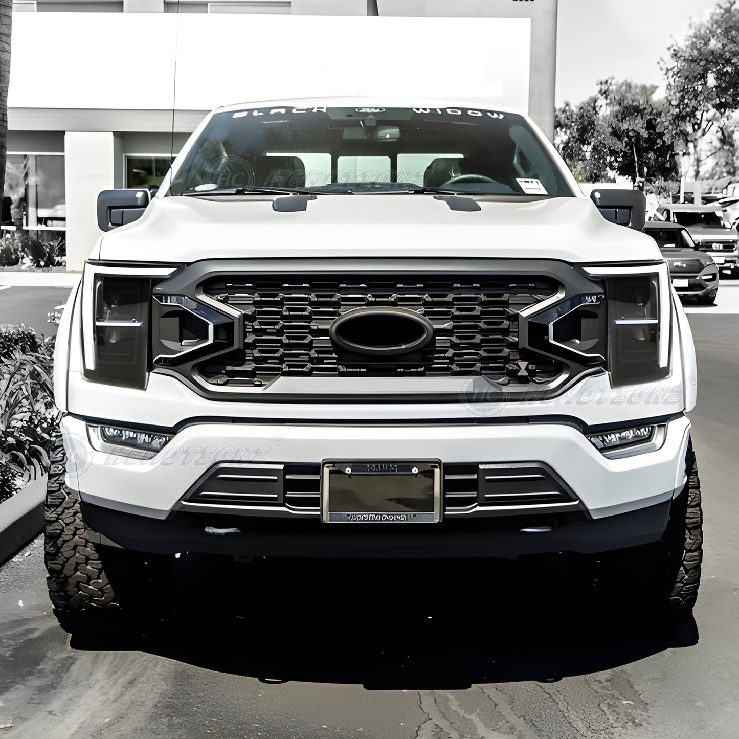 HCMOTIONZ Full LED Headlights for Ford F-150 F150 2021 2022 2023 2024 Start-up Animation Sequential Signal Front Lamps Assembly