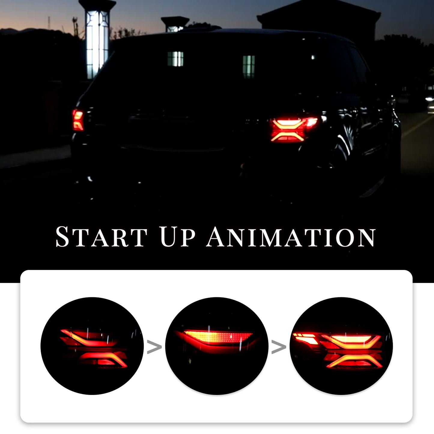 HCMOTION LED Tail Lights For Range Rover Sport 2013-2022