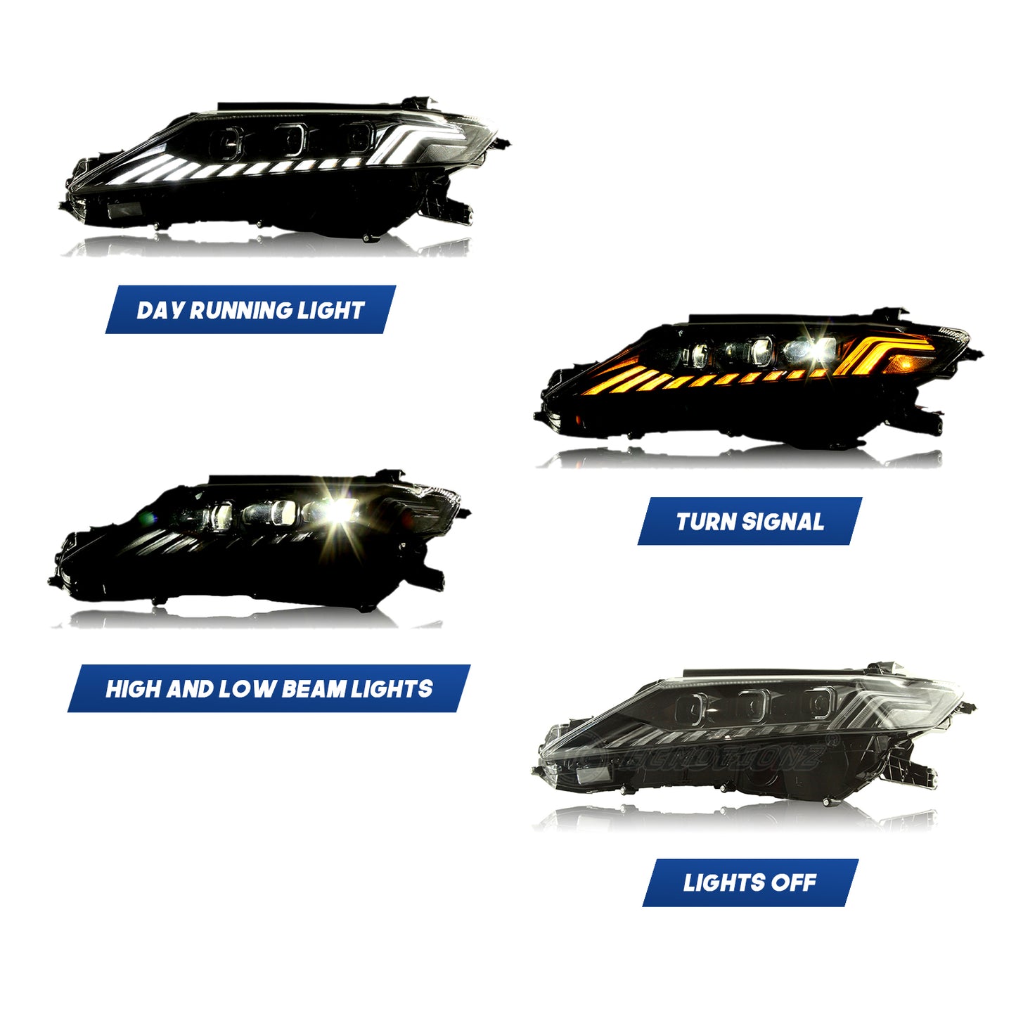 HCMOTION LED Headlights For Toyota Camry 2018-2021