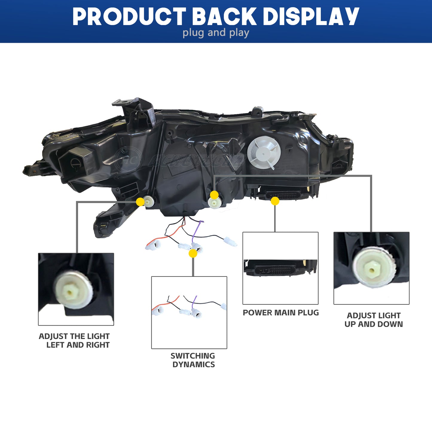 HCMOTION LED Headlights For Toyota Camry 2018-2021