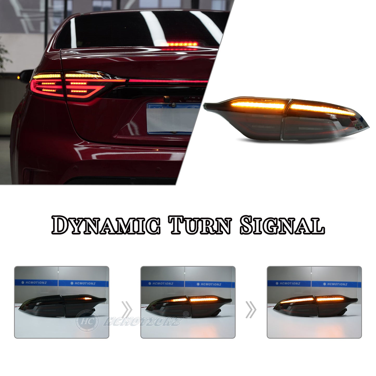 HCMOTION Taillights Fit/For Toyota US Corolla 2020-2024