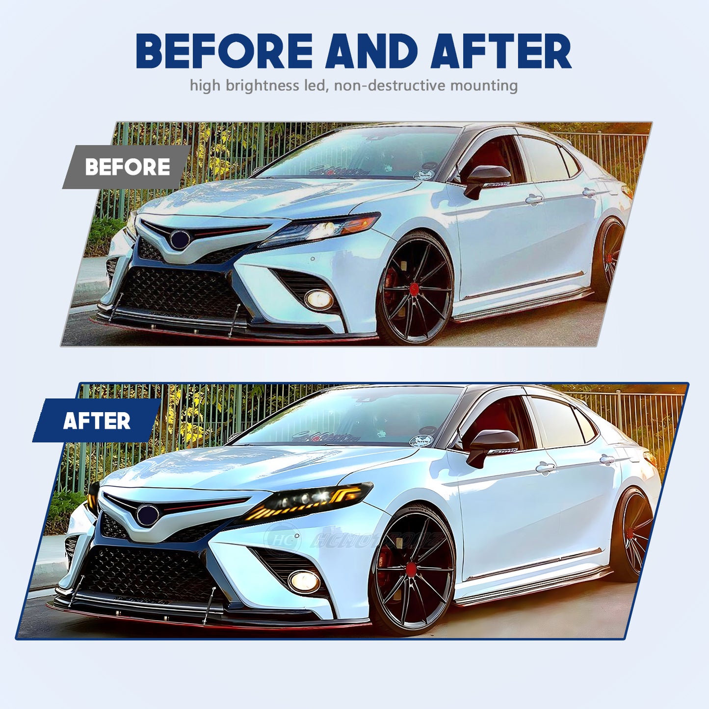 HCMOTION LED Headlights For Toyota Camry 2018-2021
