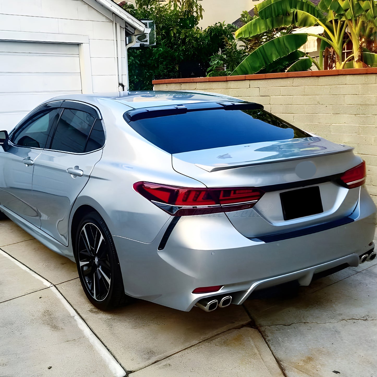 HCMOTION Taillights Fit/For Toyota Camry 2018-2024 With silver strip