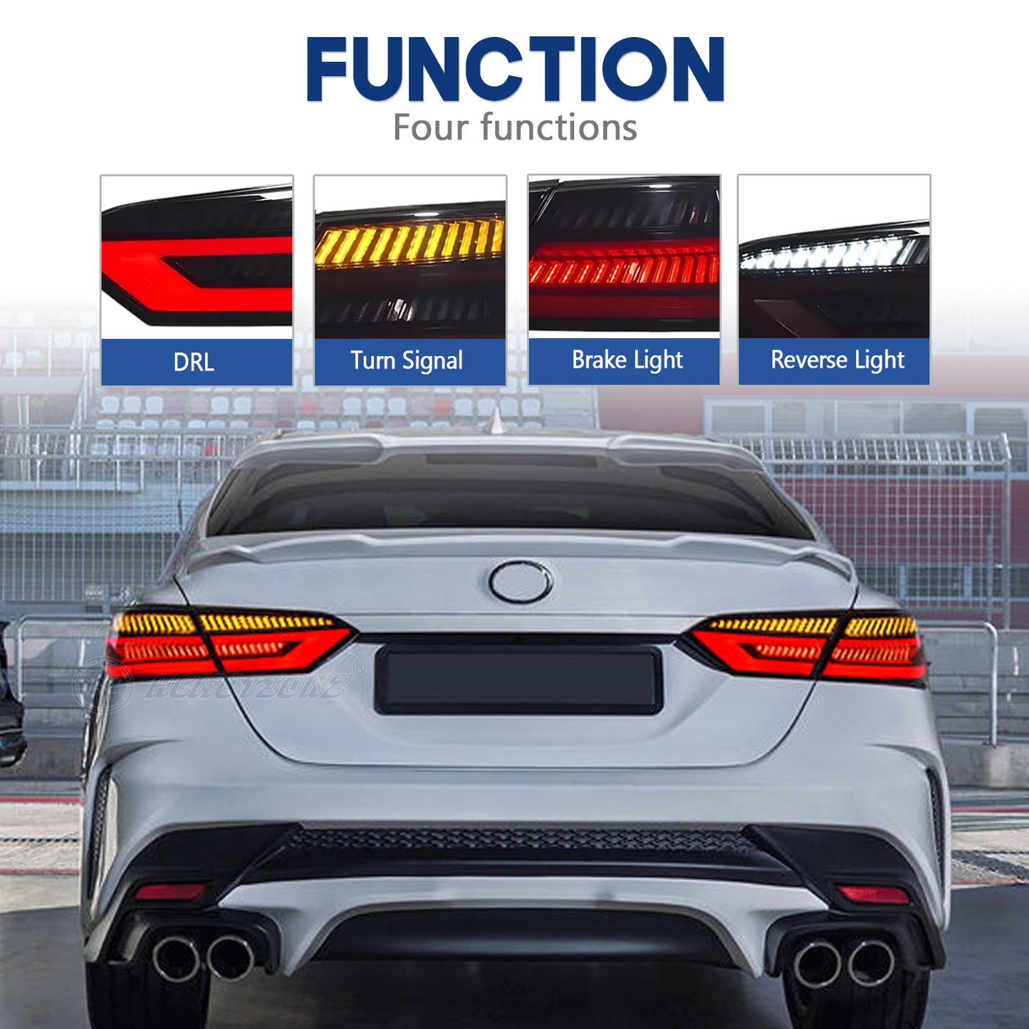 HCMOTION LED Taillights for Toyota Camry 2018-2024