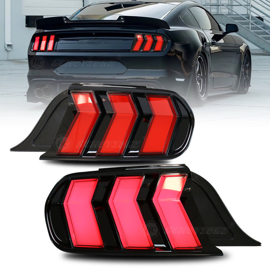 HCMOTIONZ LED Taillights for Ford Mustang 2015-2022 Rear Lamp