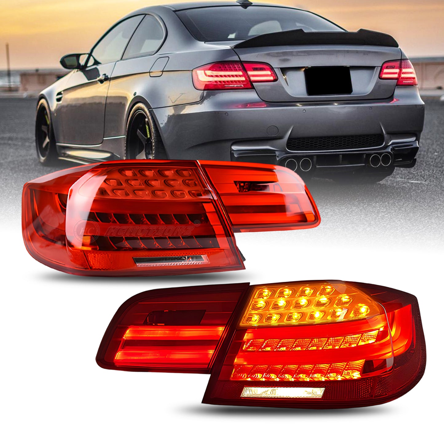 HCMOTION LED Tail Lights for BMW 3 Series M3 E92 2007-2011