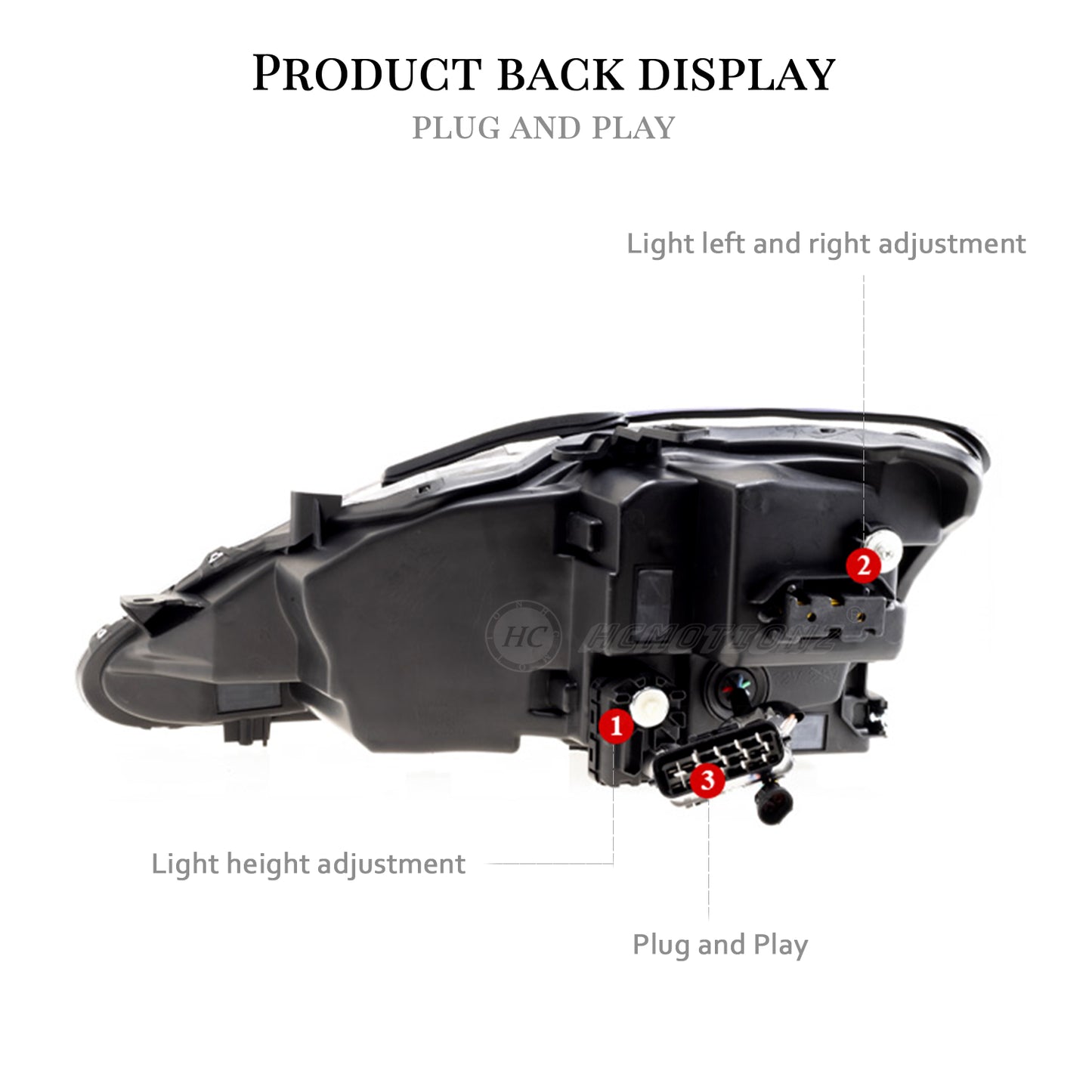 HCMOTION LED Head Light For Lexus IS250 IS350 C ISF 2006-2013