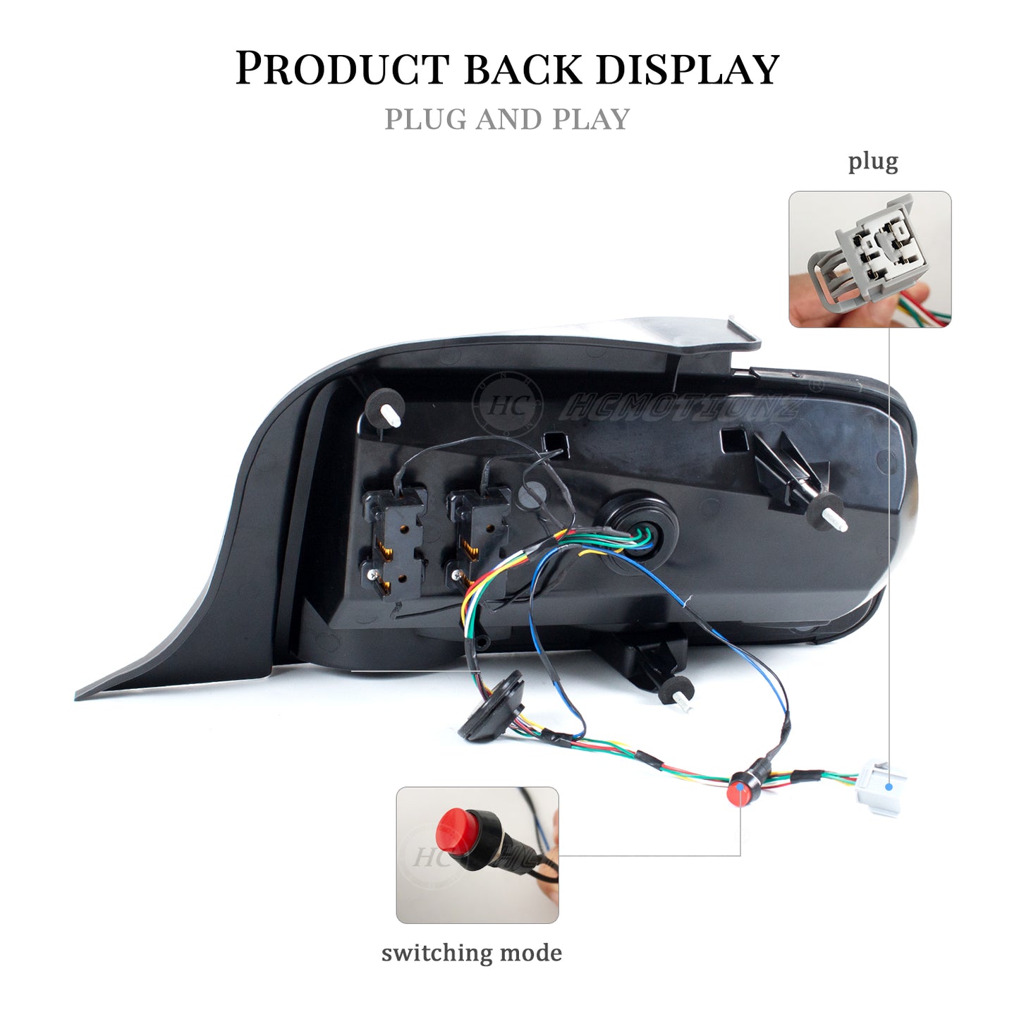 HCMOTION LED RGB Tail lights For Ford Mustang 2005-2009 High Quality Start UP Animation