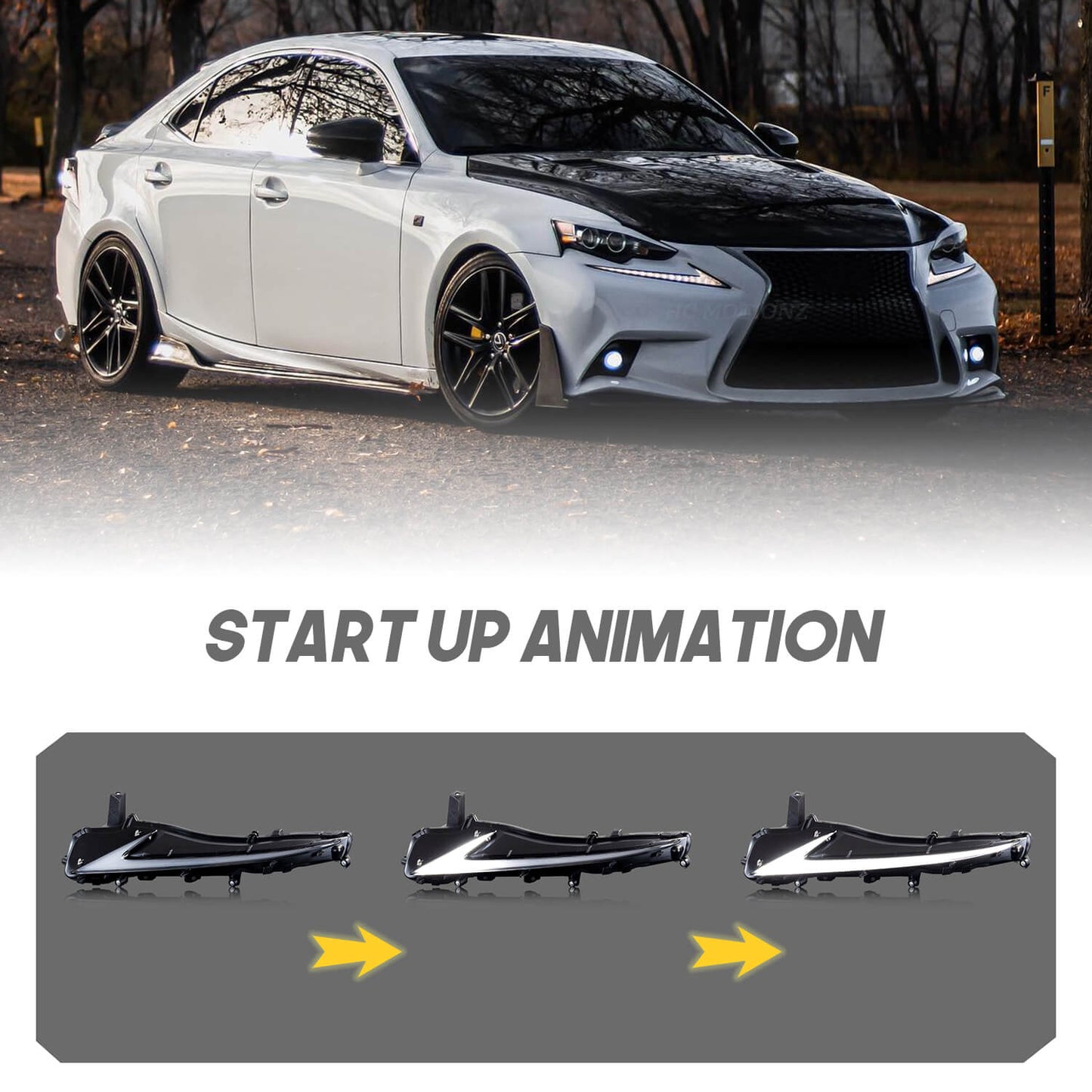 HCMOTION LED Headlight For Lexus IS250 300h 350f 2013-2016