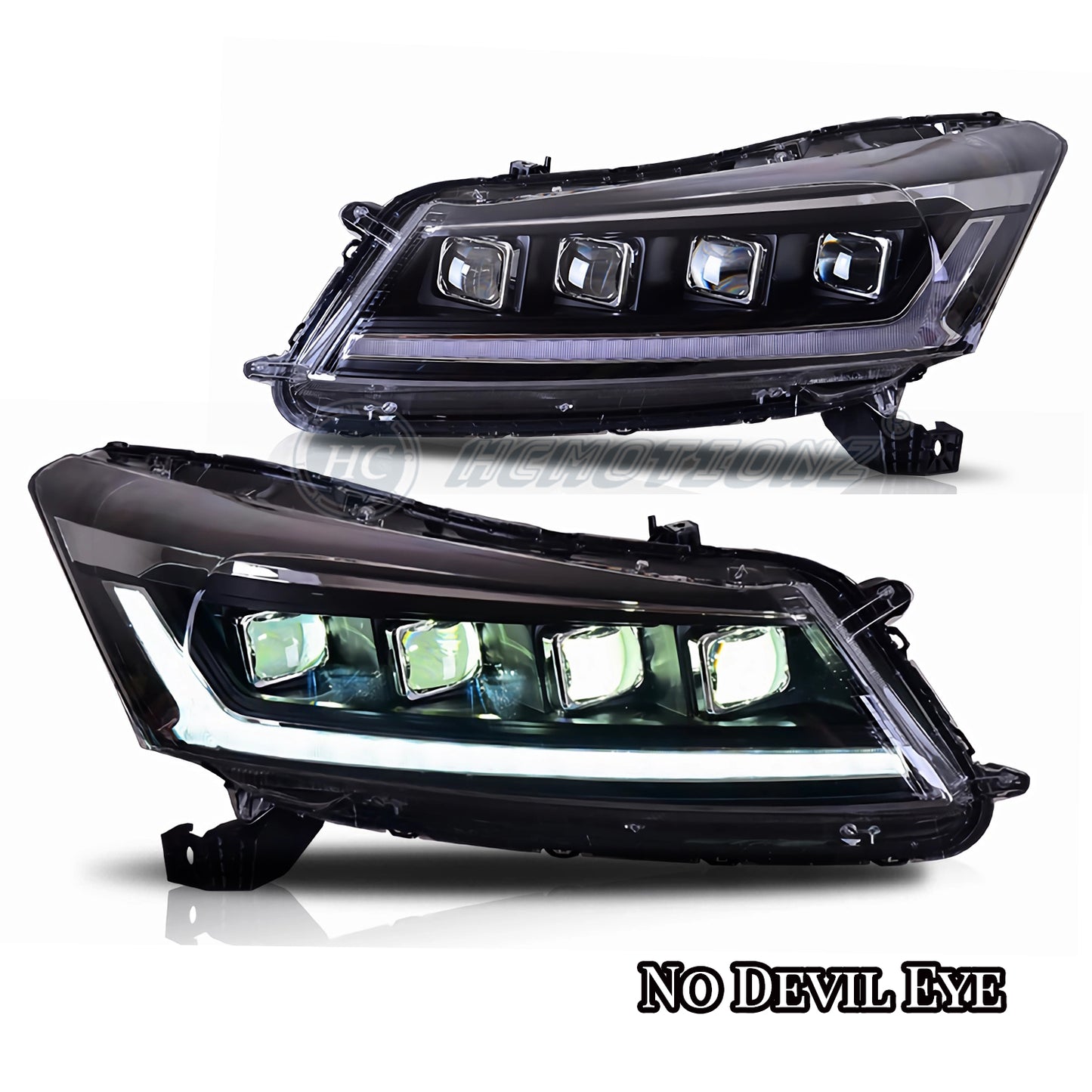 HCMOTIONZ For Honda Accord LED Headlights 2008-2012