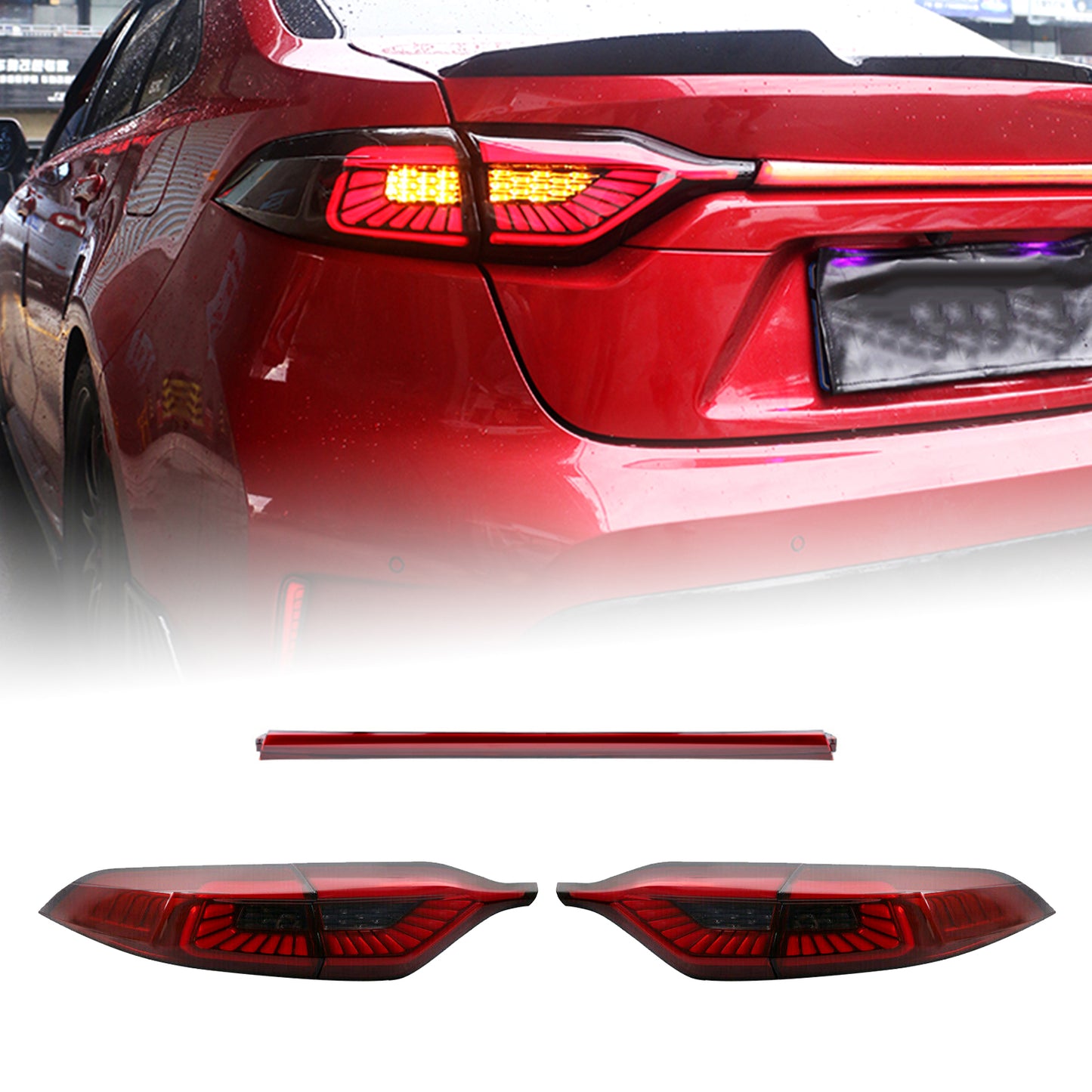 HCMOTION Taillights Fit/For Toyota Corolla 2020-2021