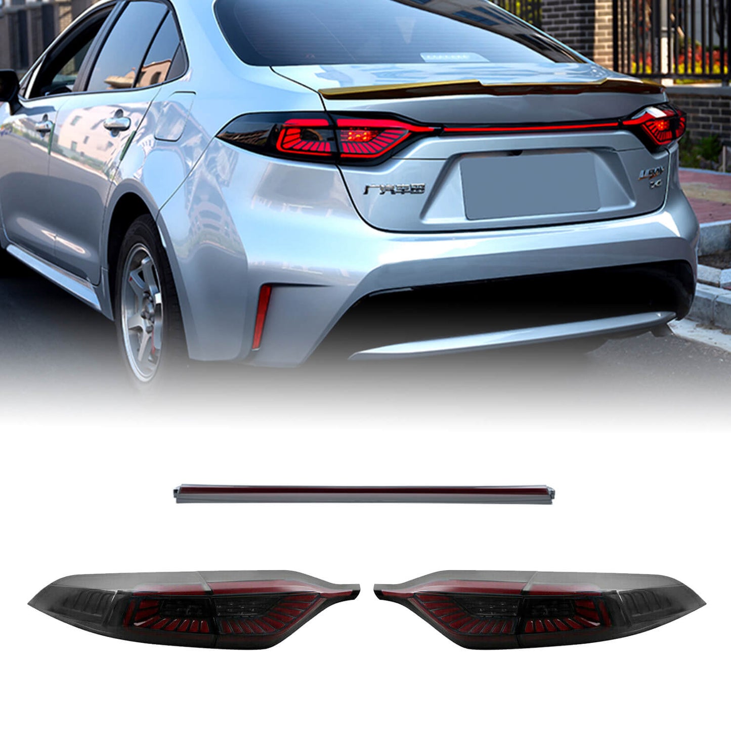 HCMOTION Taillights Fit/For Toyota Corolla 2020-2021