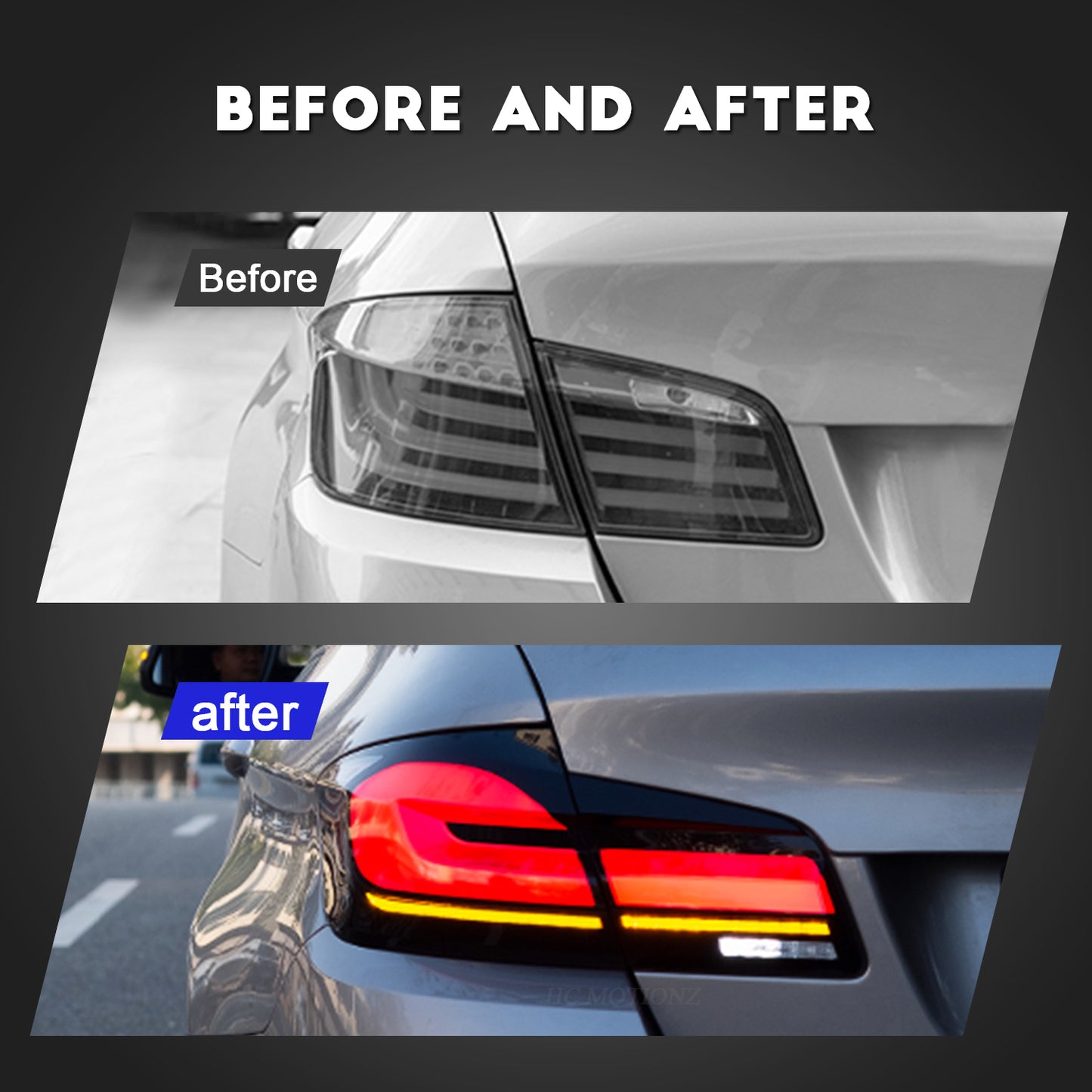 HCMOTION LED Tail Lights for BMW Series 5 F10 2010-2017