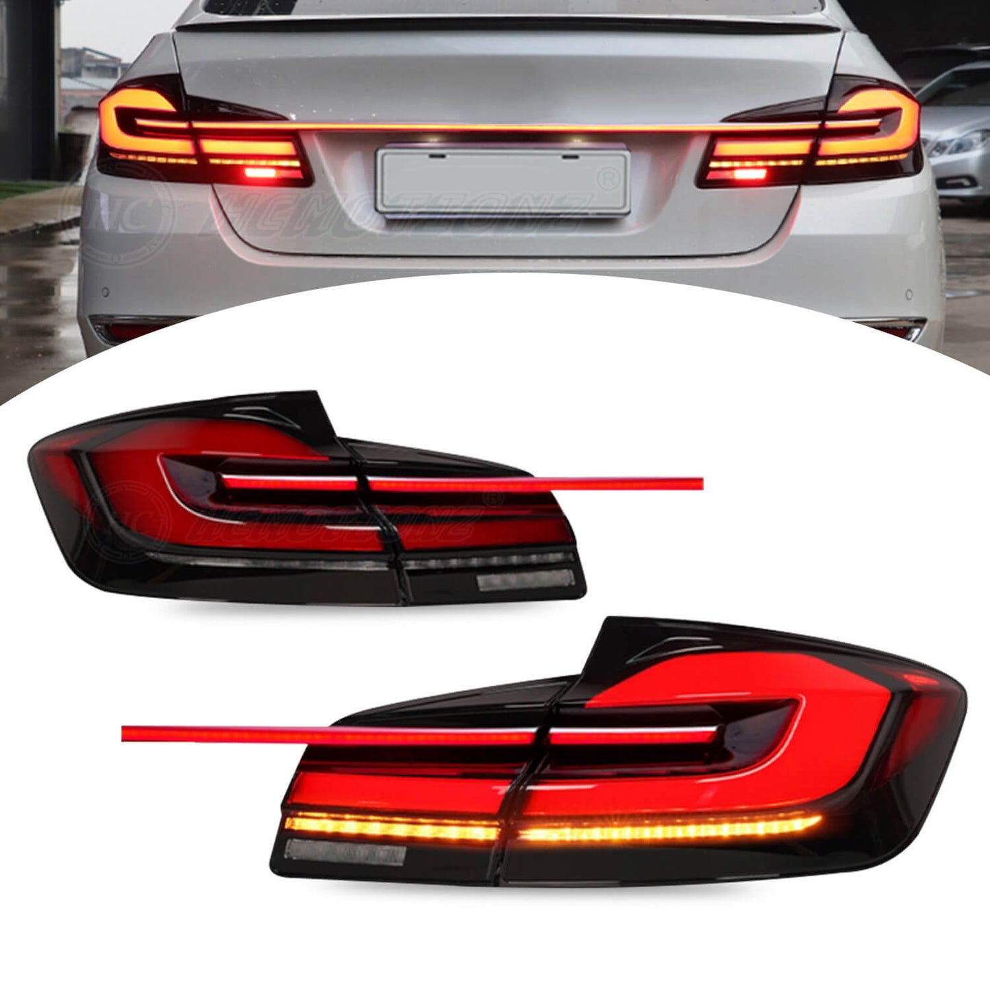 HCMOTION LED Tail Lights for BMW Series 5 2011-2017