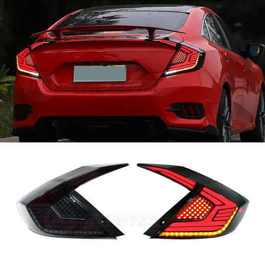HCMOTION LED Rear Lamp for Honda Civic 2016-2021 Tail Lights