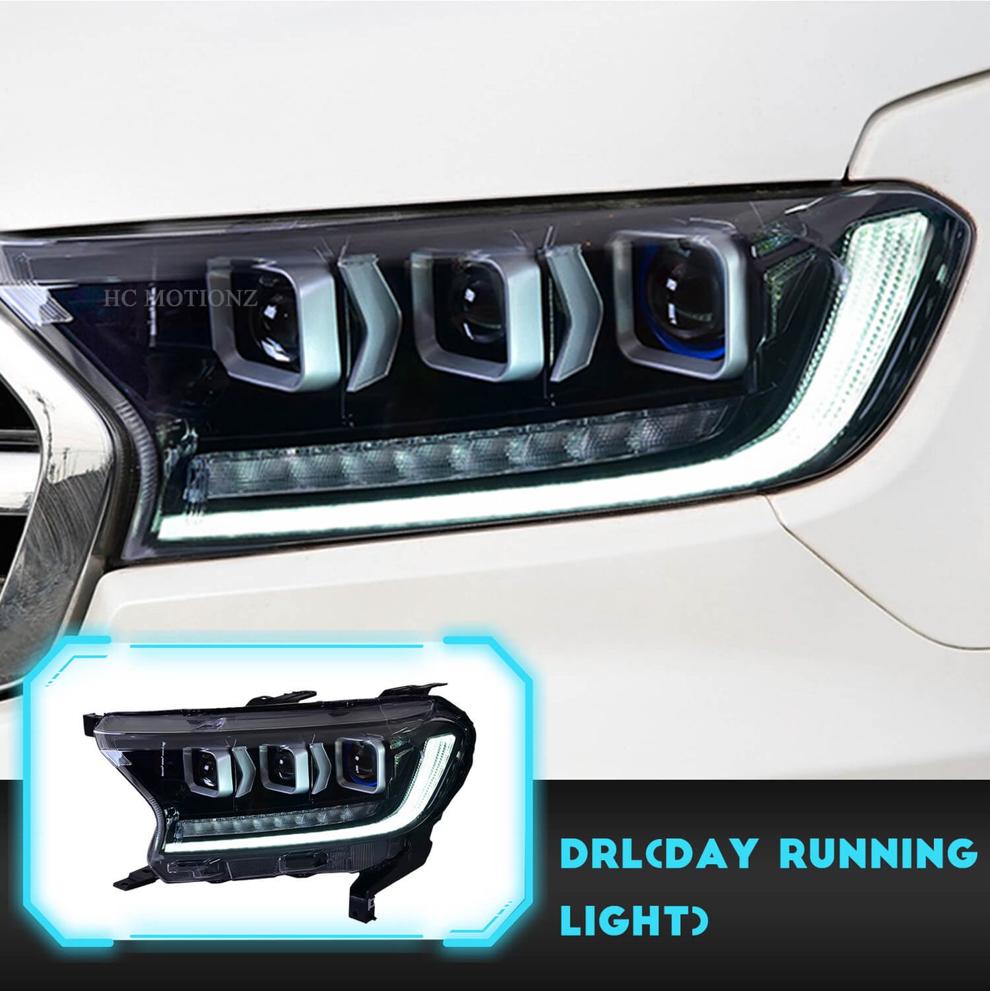 HCMOTION 2015-2020Headlights For Ford Ranger