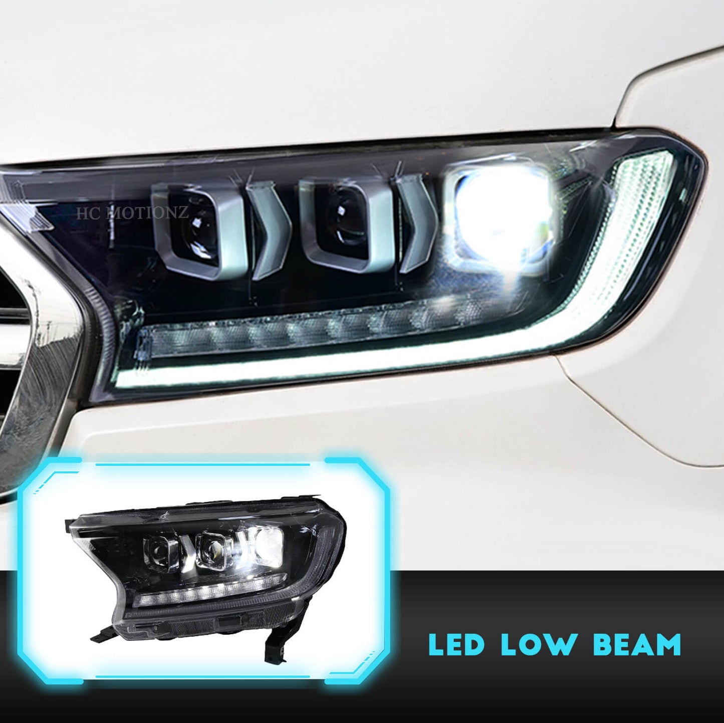HCMOTION 2015-2020Headlights For Ford Ranger