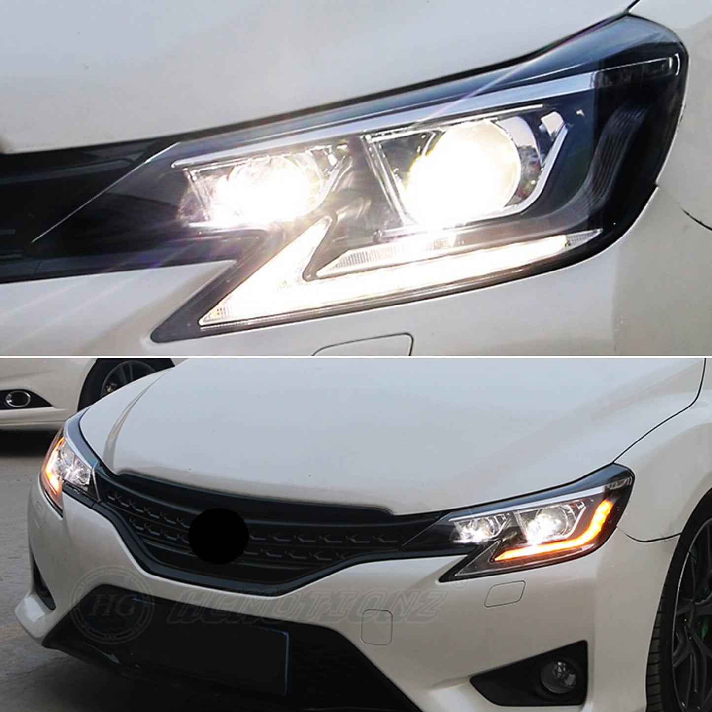HCMOTION LED Headlights 14-19 For Toyota Mark X /Reiz