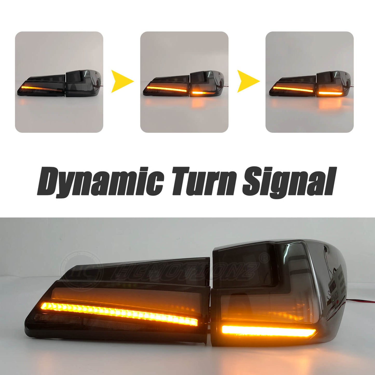 HCMOTION LED RGB Tail Light For Lexus IS250 IS350 ISF 2006-2013