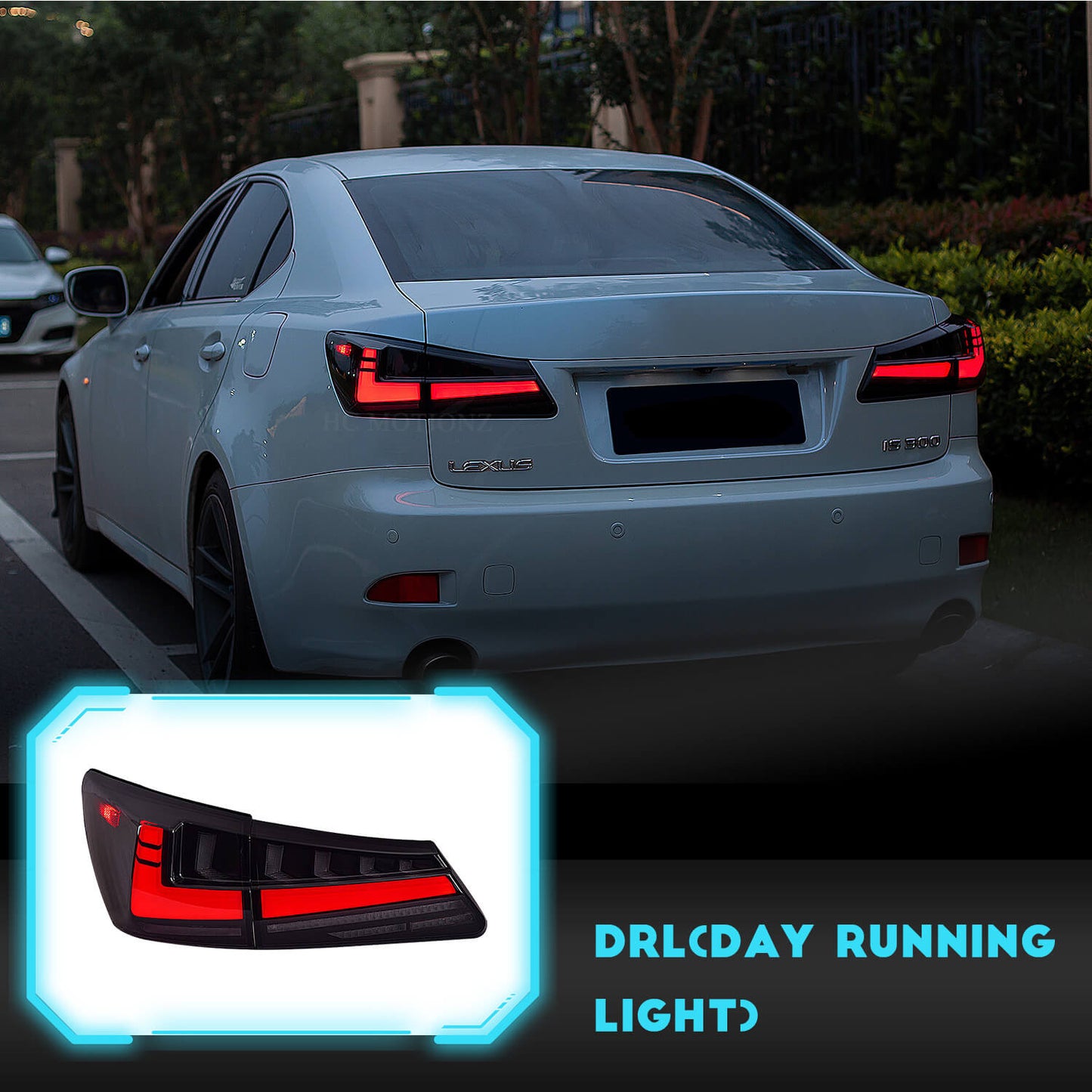 HCMOTION LED Tail Light For Lexus IS250 IS350 ISF 2006-2013