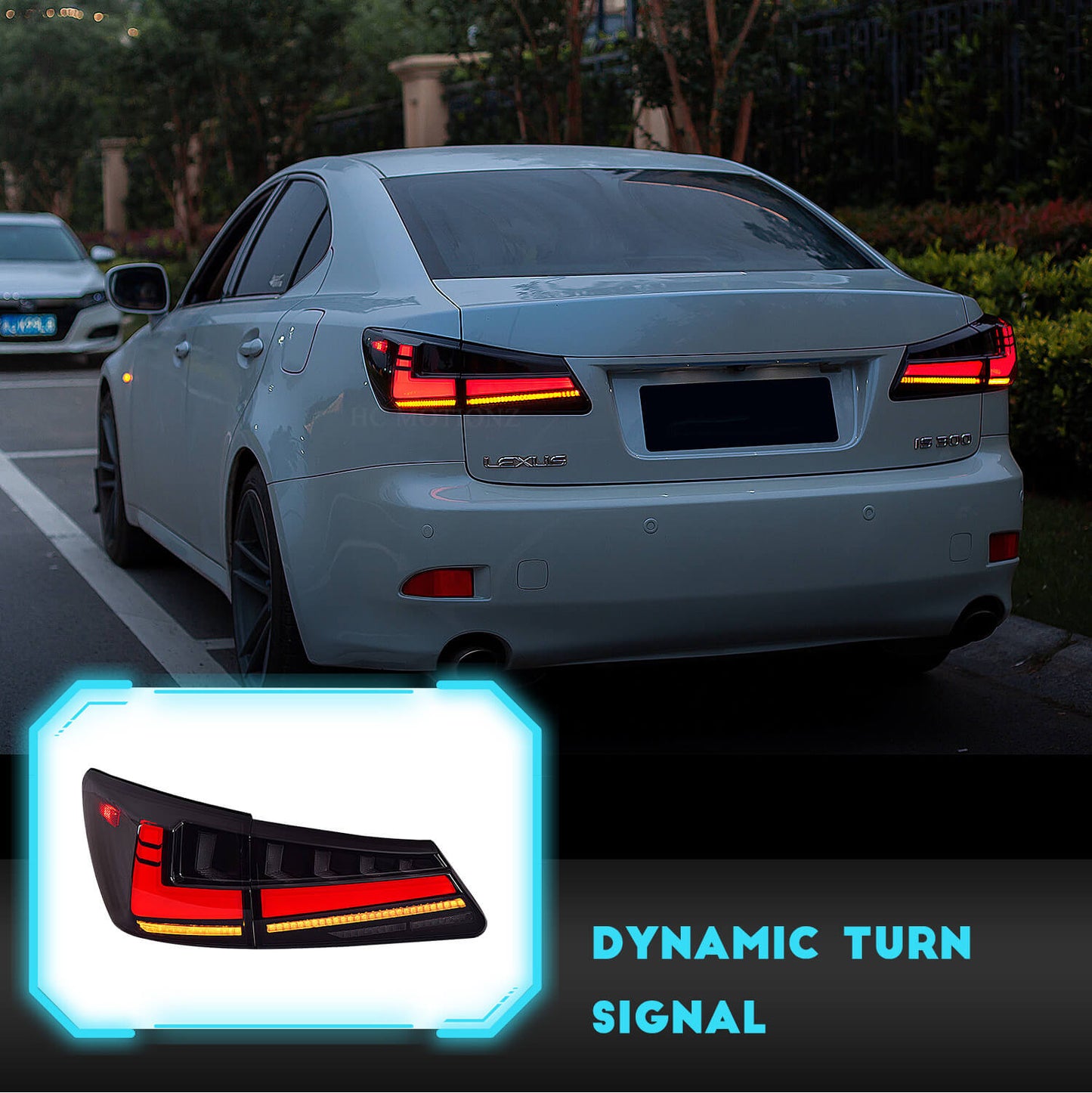 HCMOTION LED Tail Light For Lexus IS250 IS350 ISF 2006-2013