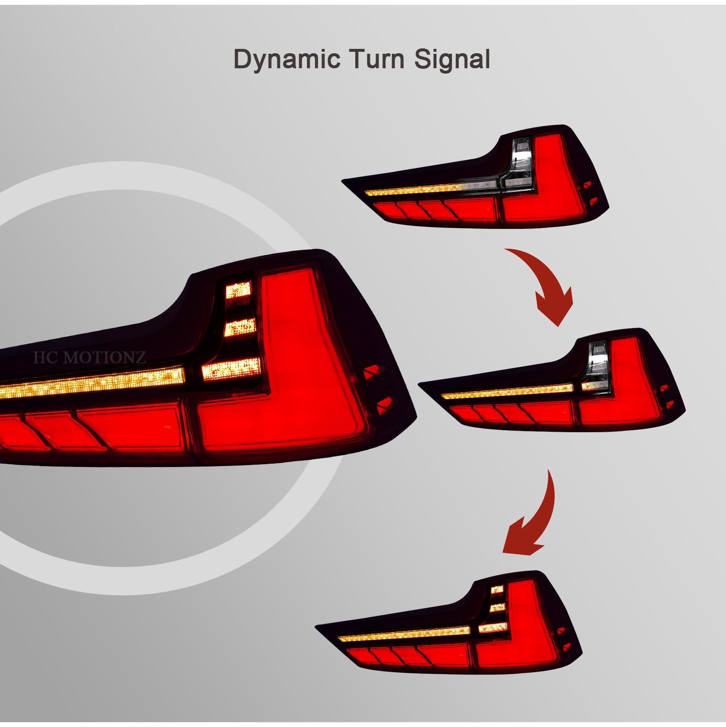 HCMOTION For LEXUS LX570 2016-2021 Tail Lights
