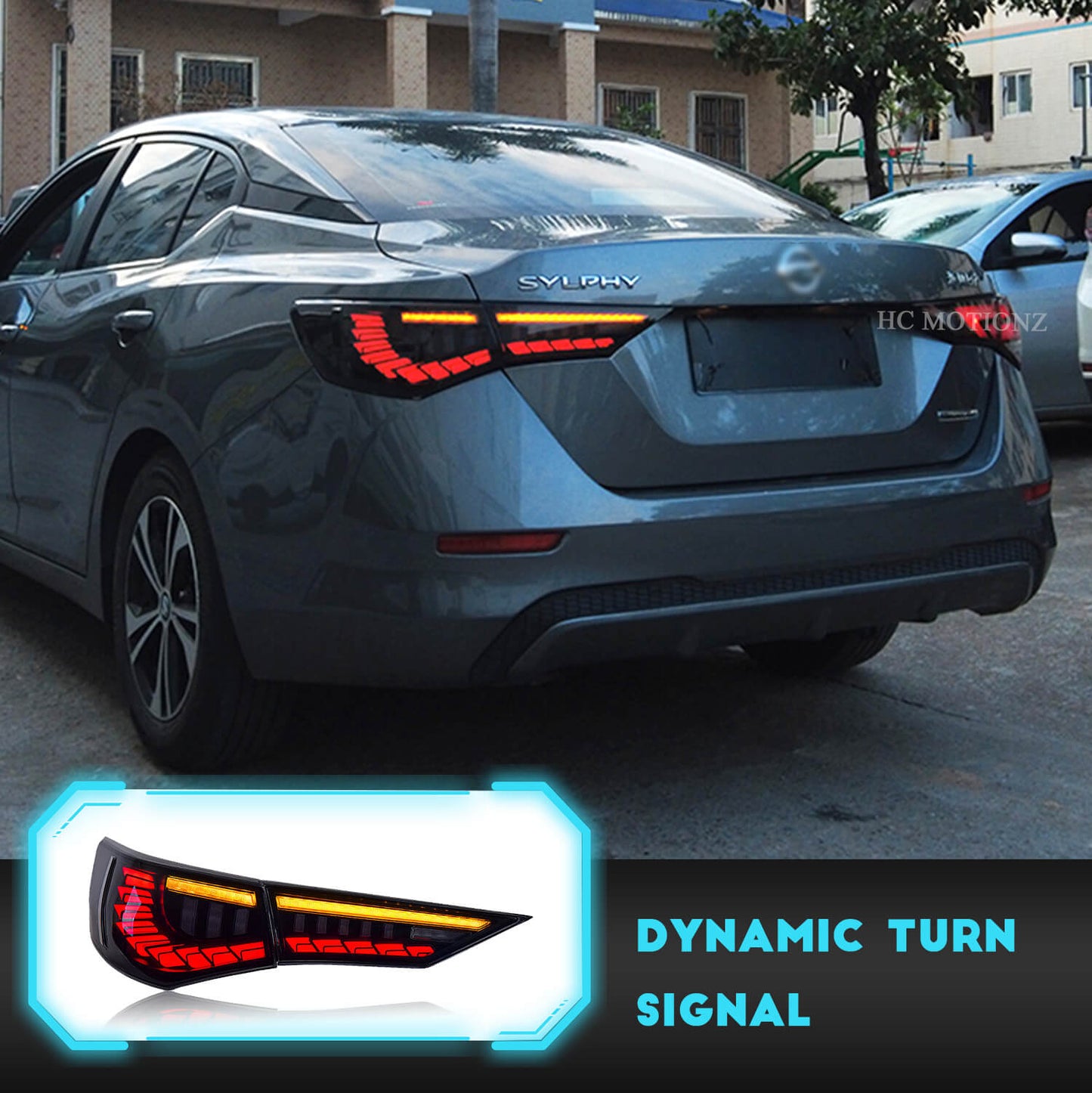 HCMOTION LED Tail Lights For Nissan Sylphy 19-22