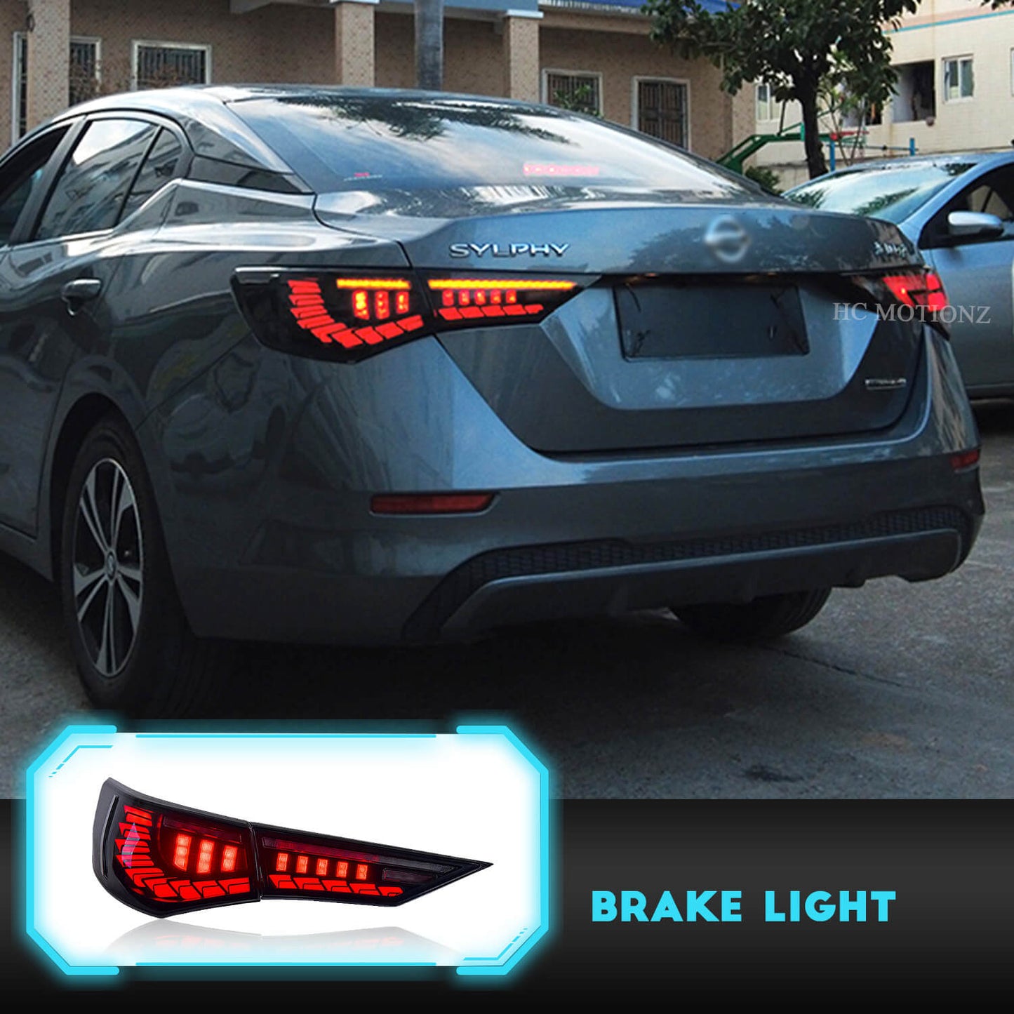 HCMOTION LED Tail Lights For Nissan Sylphy 19-22