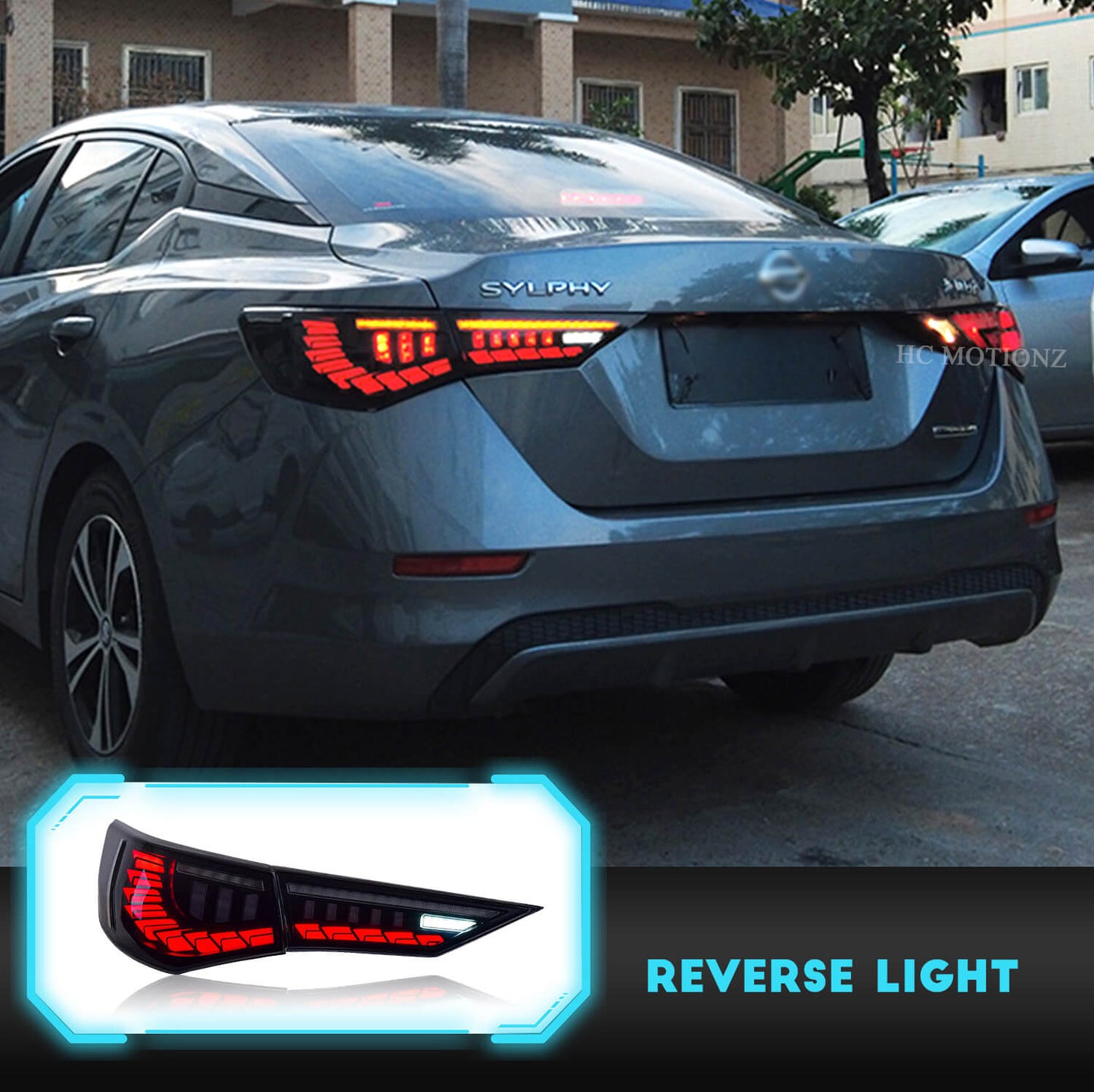 HCMOTION LED Tail Lights For Nissan Sylphy 19-22