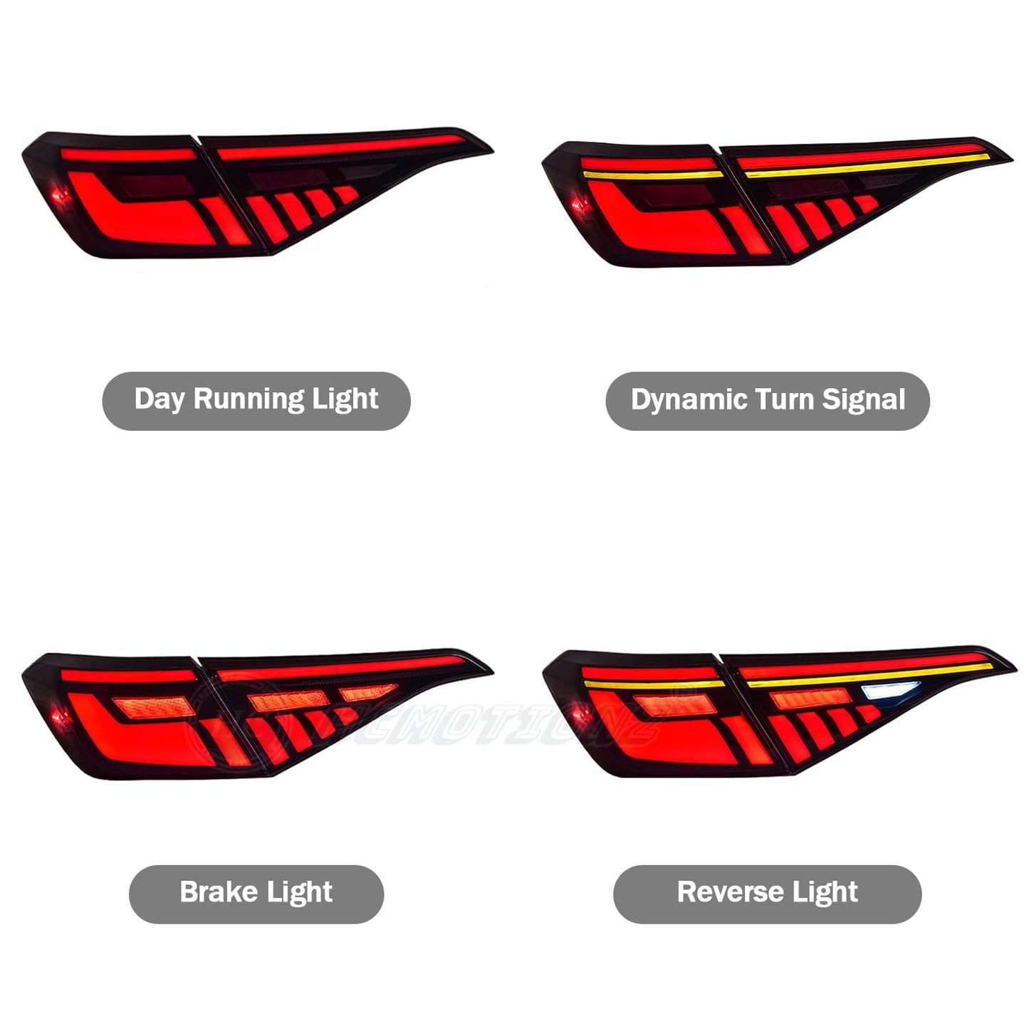 HCMOTION Honda Civic 2022 2023 RGB Tail Lights