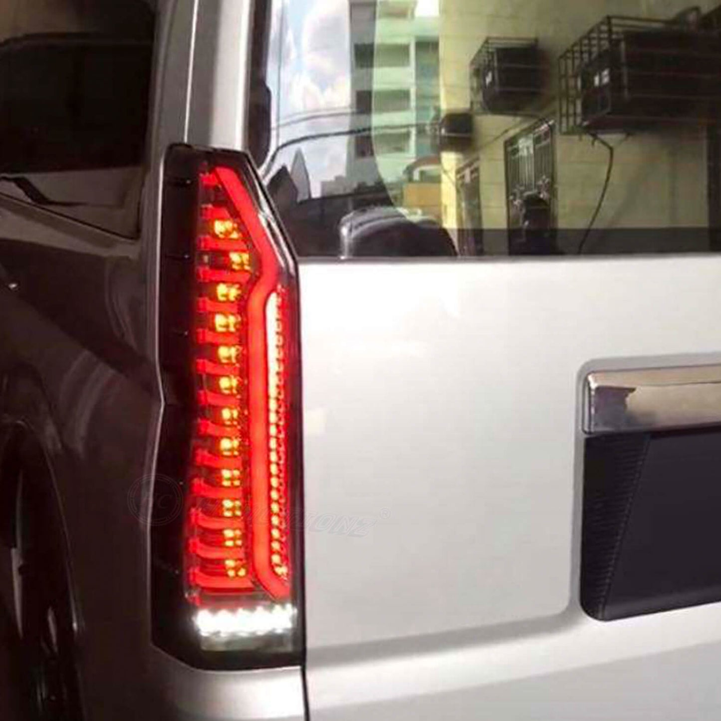 HCMOTION LED Tail Lights For Toyota Hiace 6th H300 2019-2023 Sequential with Animation DRL