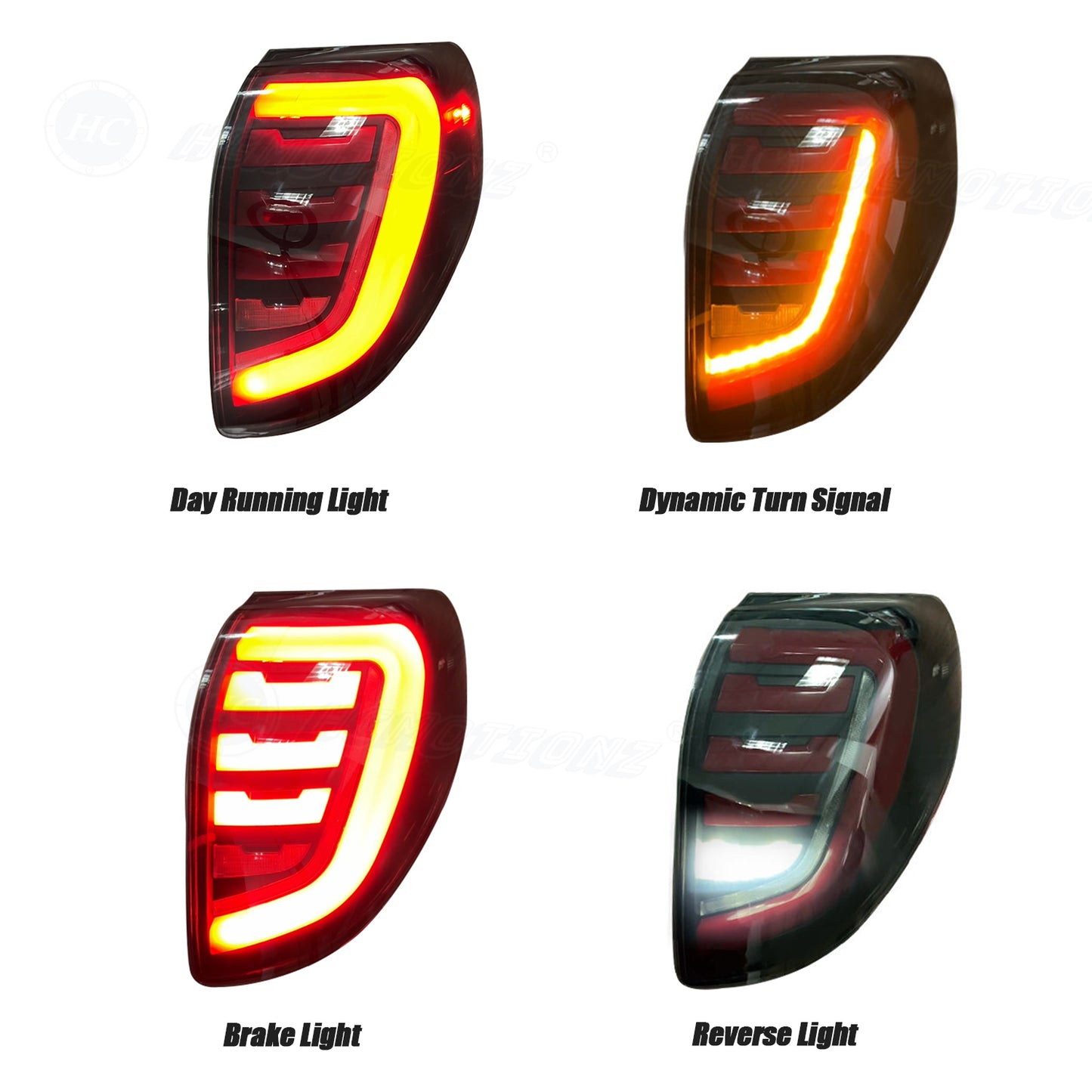 HCMOTION LED Tail Lights For Toyota Rav4 2006-2012