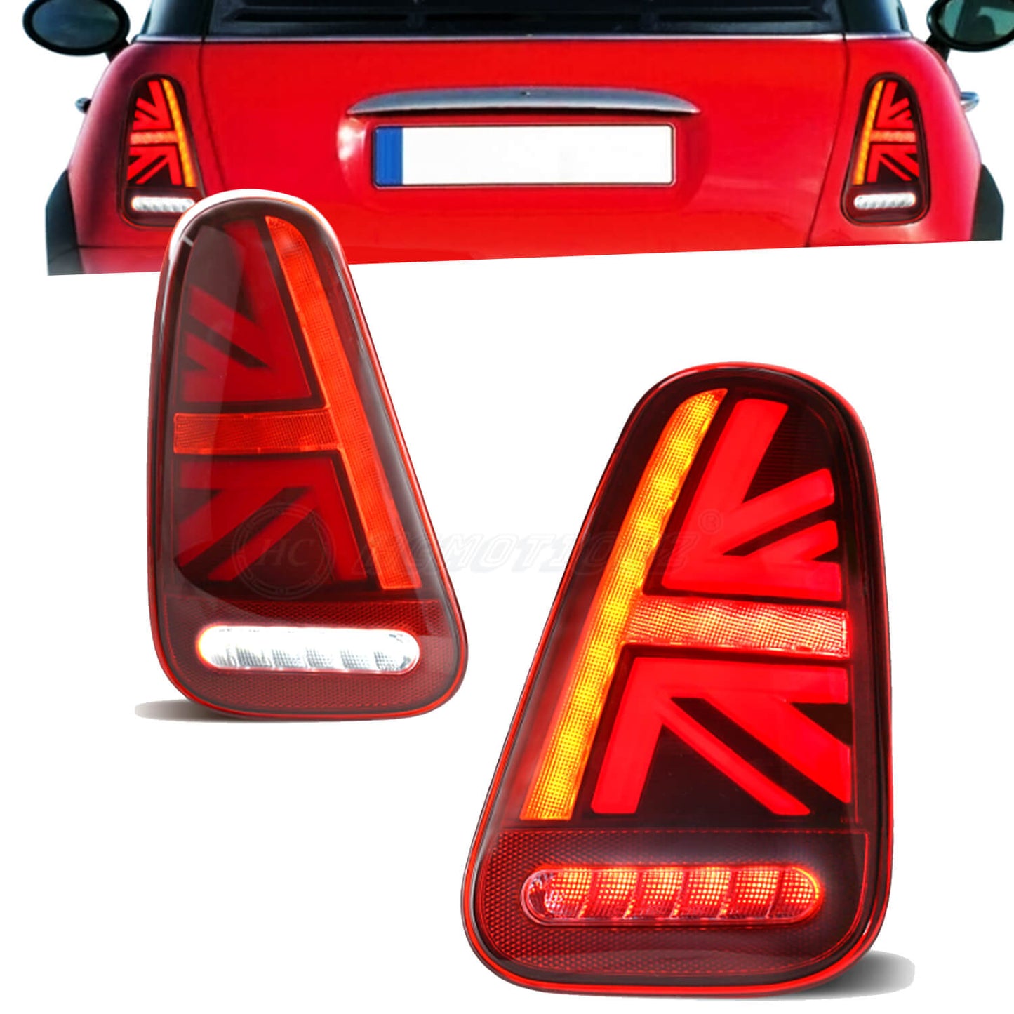 HCMOTION Tail Lights For 2001-2006 BMW Mini R50 R52 R53