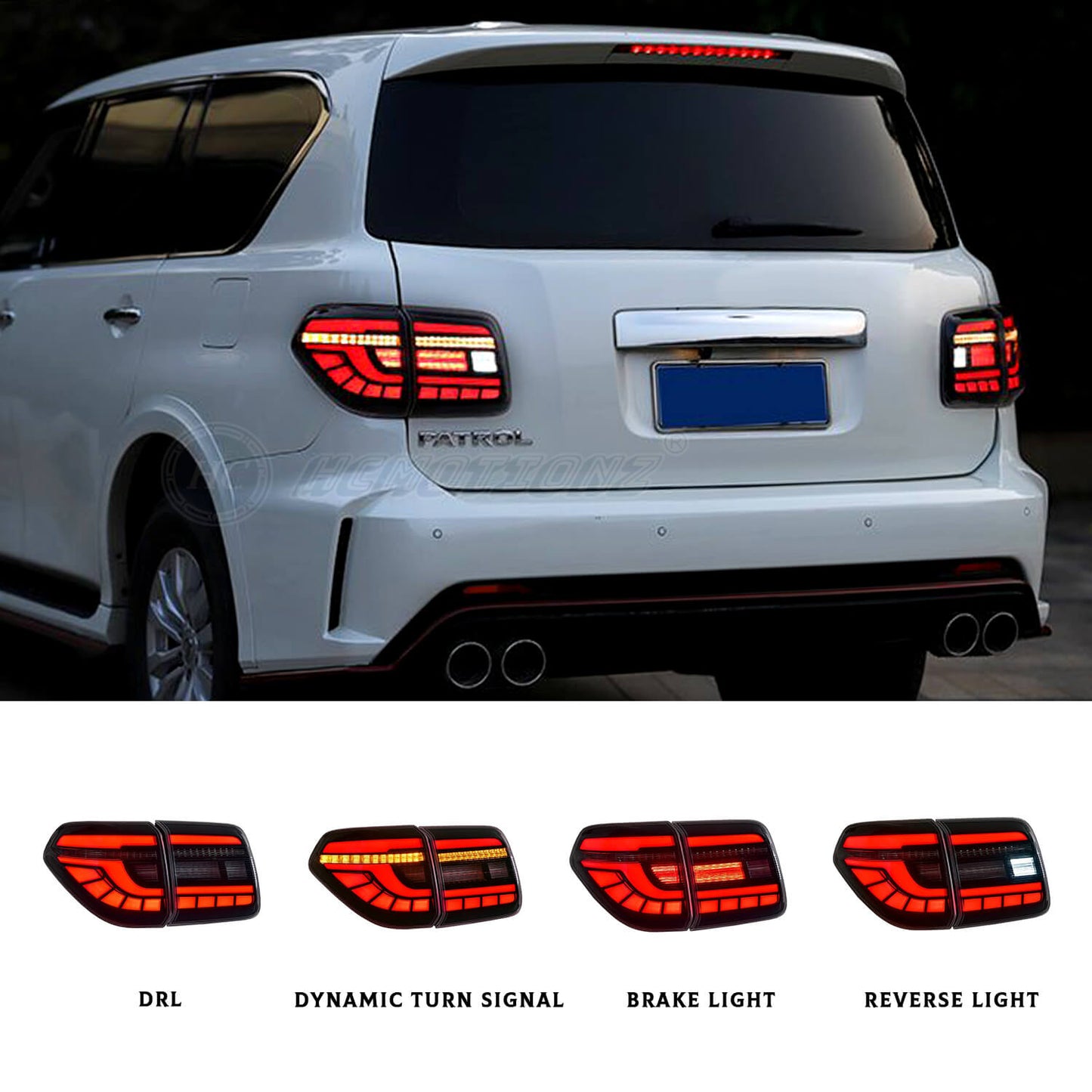 Led Tail Lights For Nissan Patrol 2012-2019