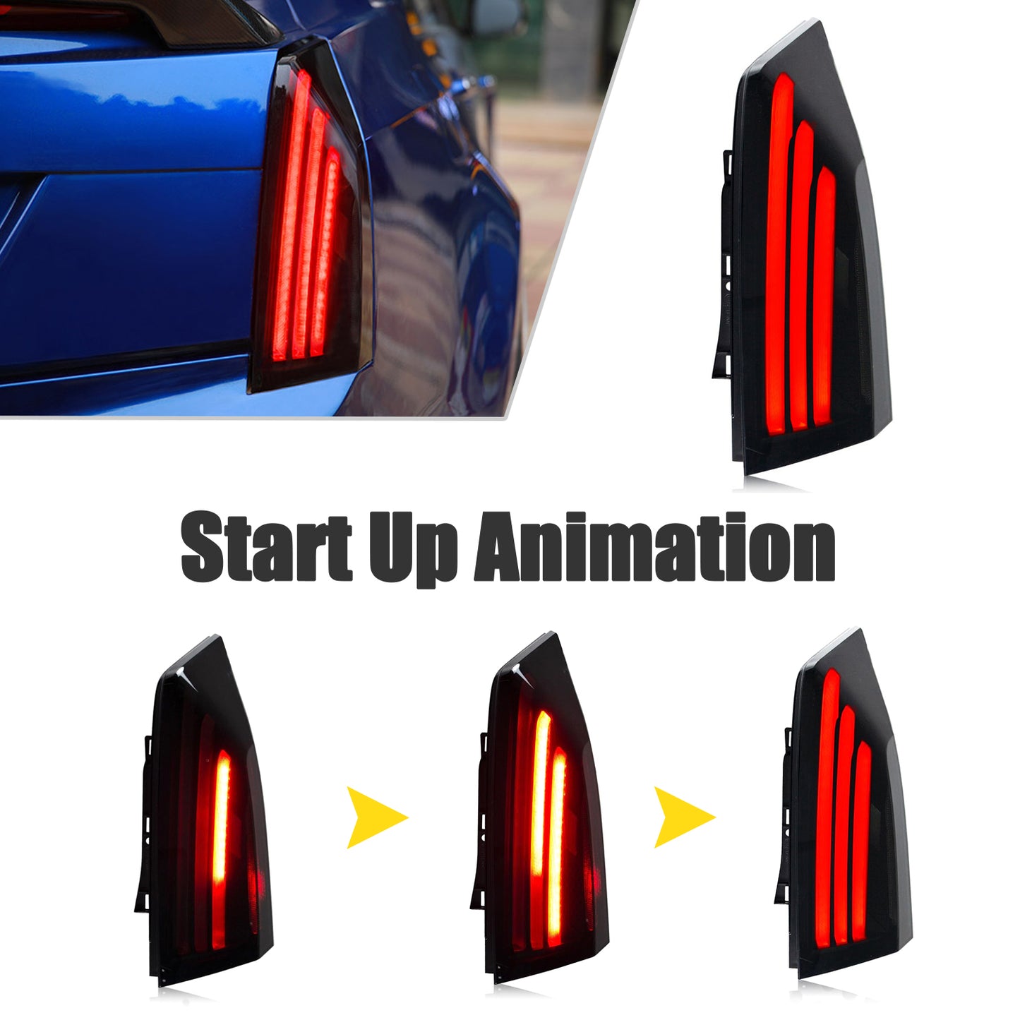 LED Taillights for Cadillac ATS ATS-L 2013-2020