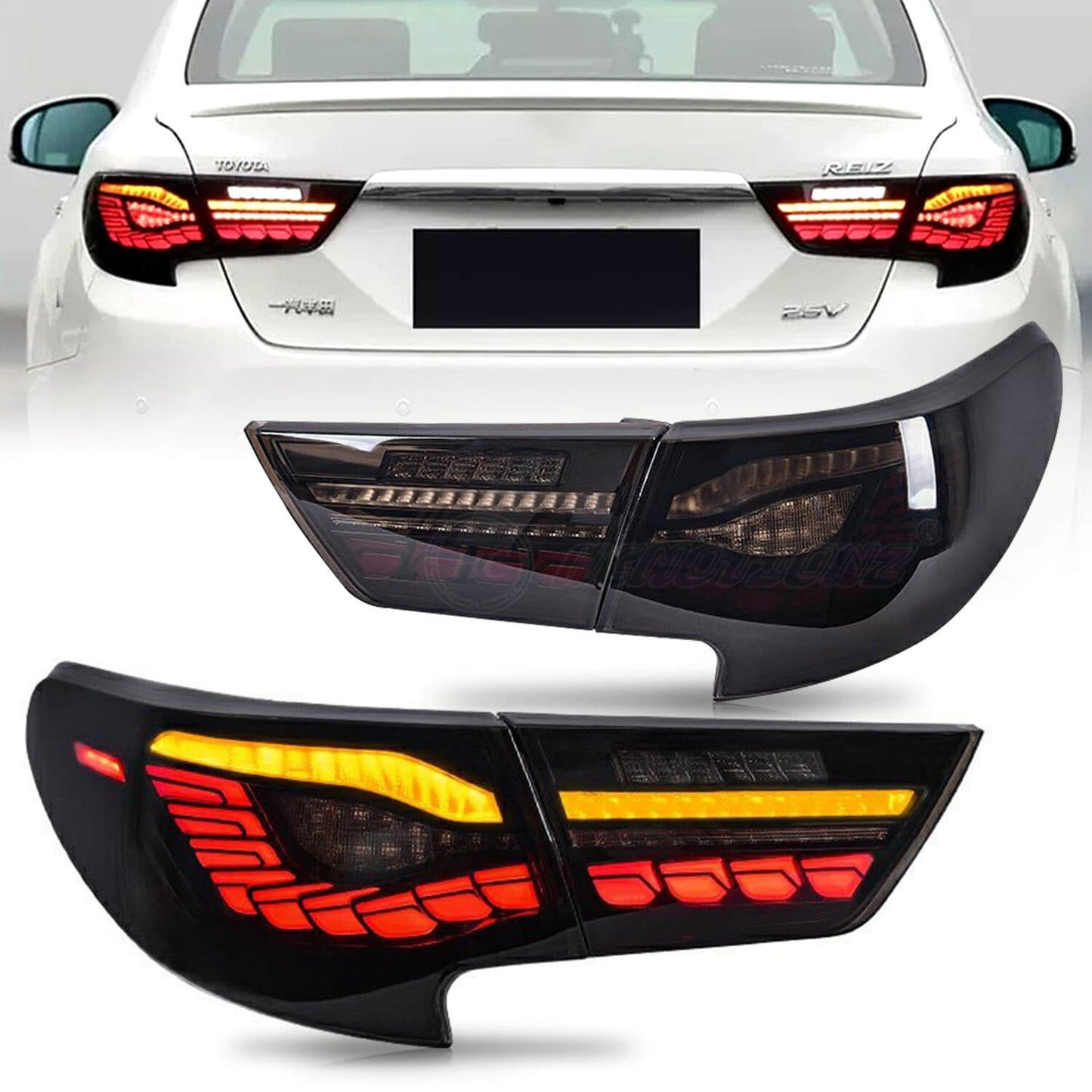 HCMOTION LED Taillights 13-19 For Toyota Mark X /Reiz