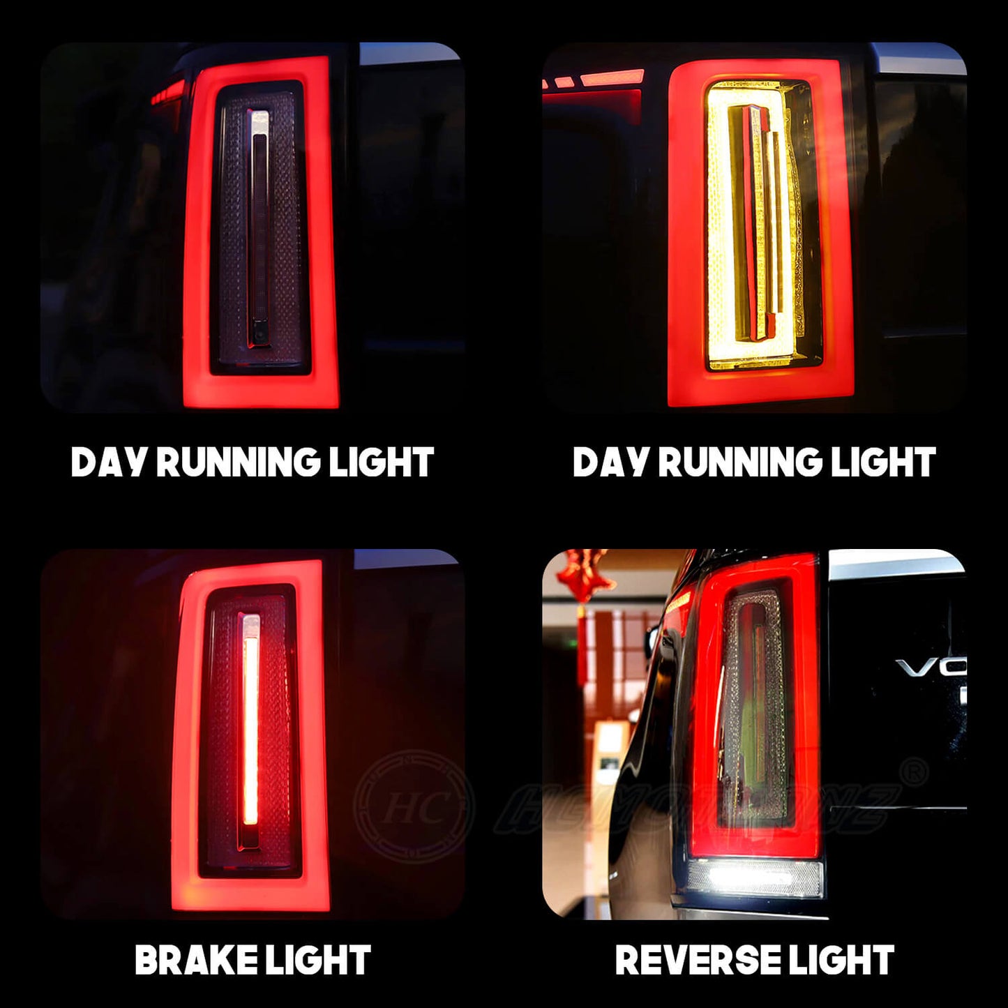 HCMOTION LED Tail Lights For Range Rover 2012-2021 4th Start UP Animation