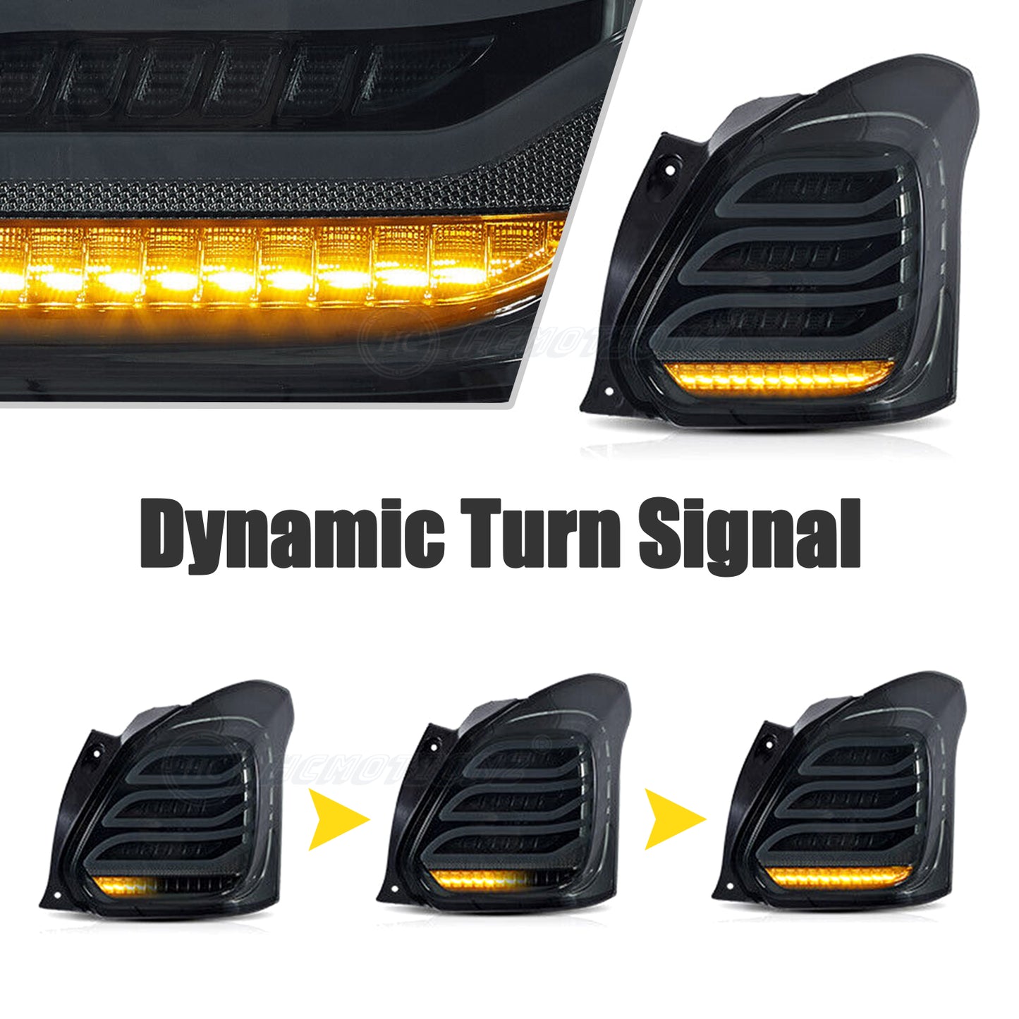 HCMOTION LED Tail Lights For Suzuki Swift 2017-2022