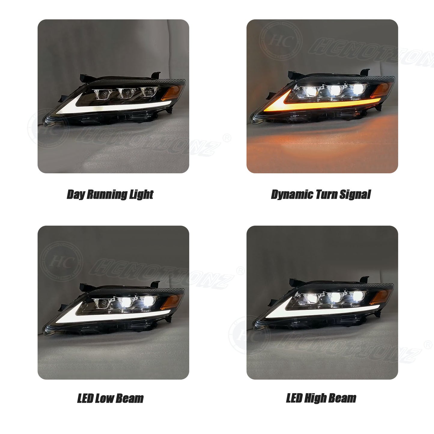 HCMOTION LED Headlights For Toyota Camry XV40 2010-2011