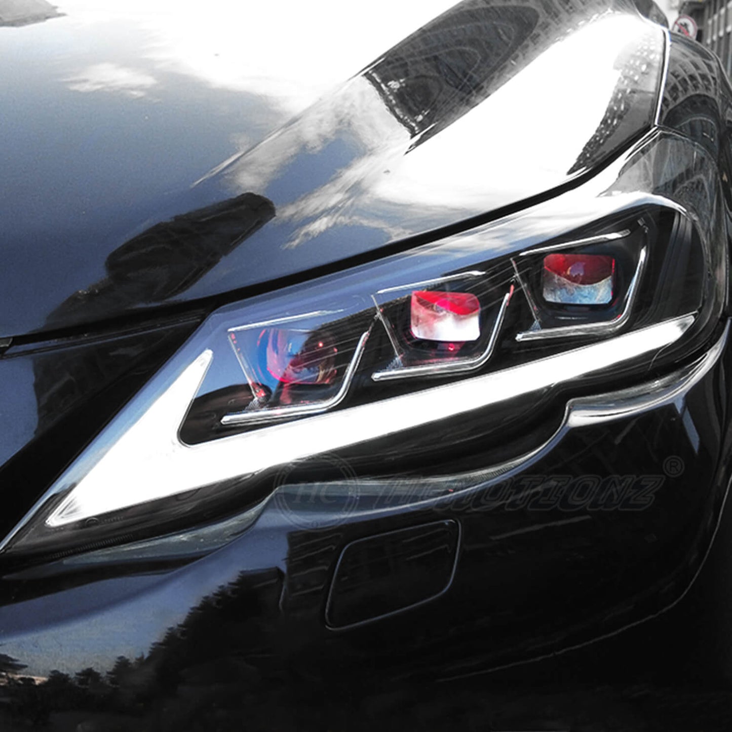 HCMOTION LED Headlights 10-13 For Toyota Mark X /Reiz