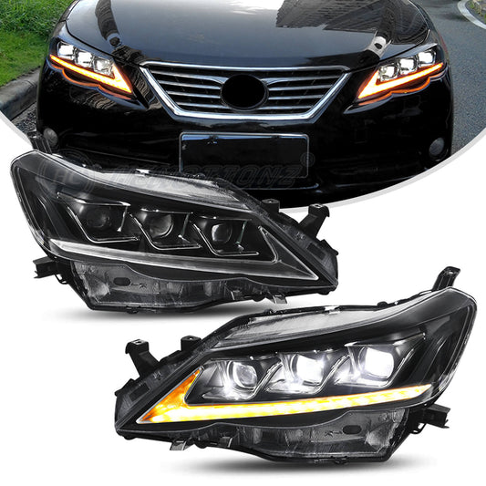 HCMOTION LED Headlights 10-13 For Toyota Mark X /Reiz