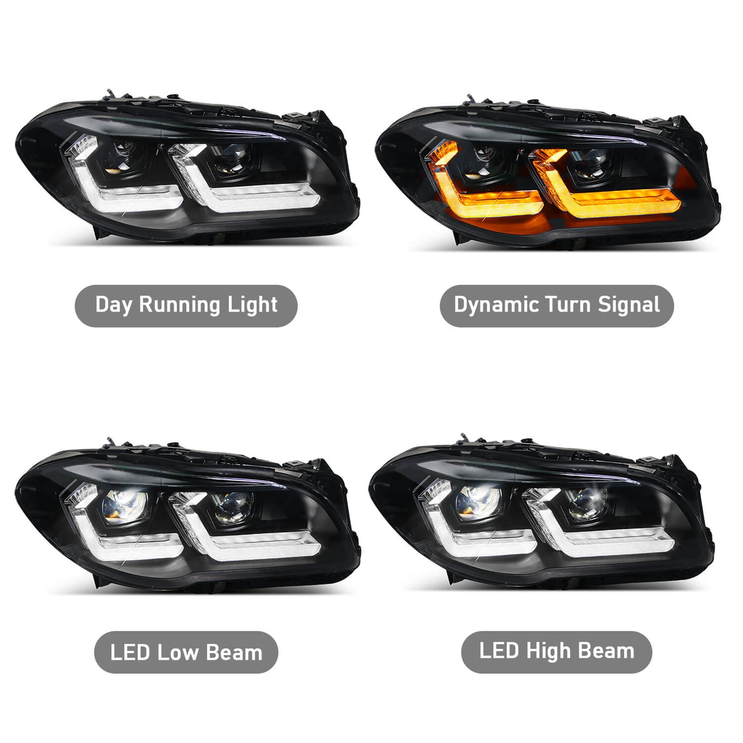 HCMOTION 11-17 LED Headlights For BMW F10 F18
