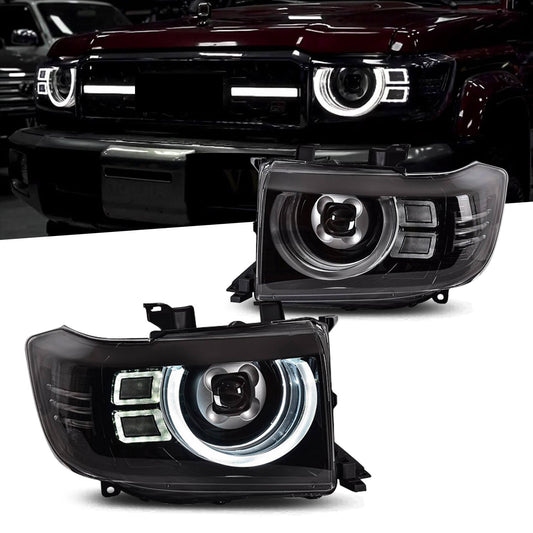 HCMOTION LED Headlights For Toyota Land cruiser 70 series LC70 LC71 LC76 LC79 1984-2023