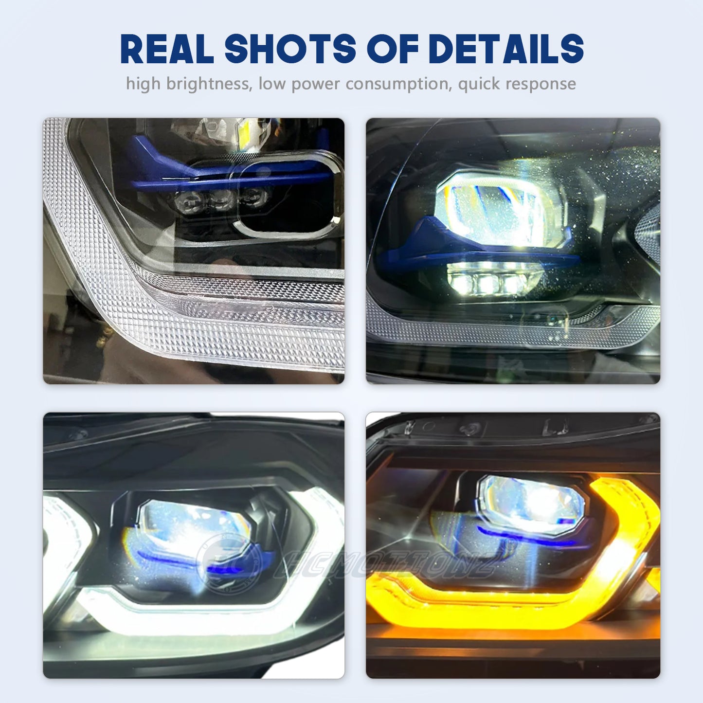HCMOTION LED Laser Headlights for Bmw 3 Series Salgon 2005-2012