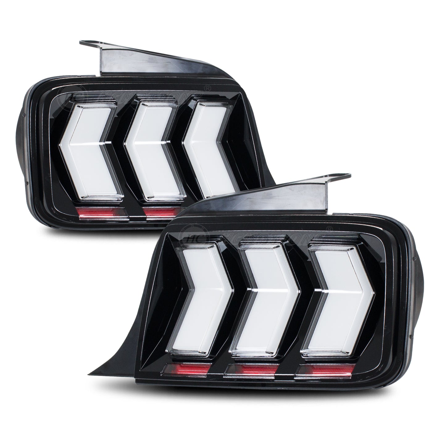HCMOTION LED RGB Tail lights For Ford Mustang 2005-2009 High Quality Start UP Animation